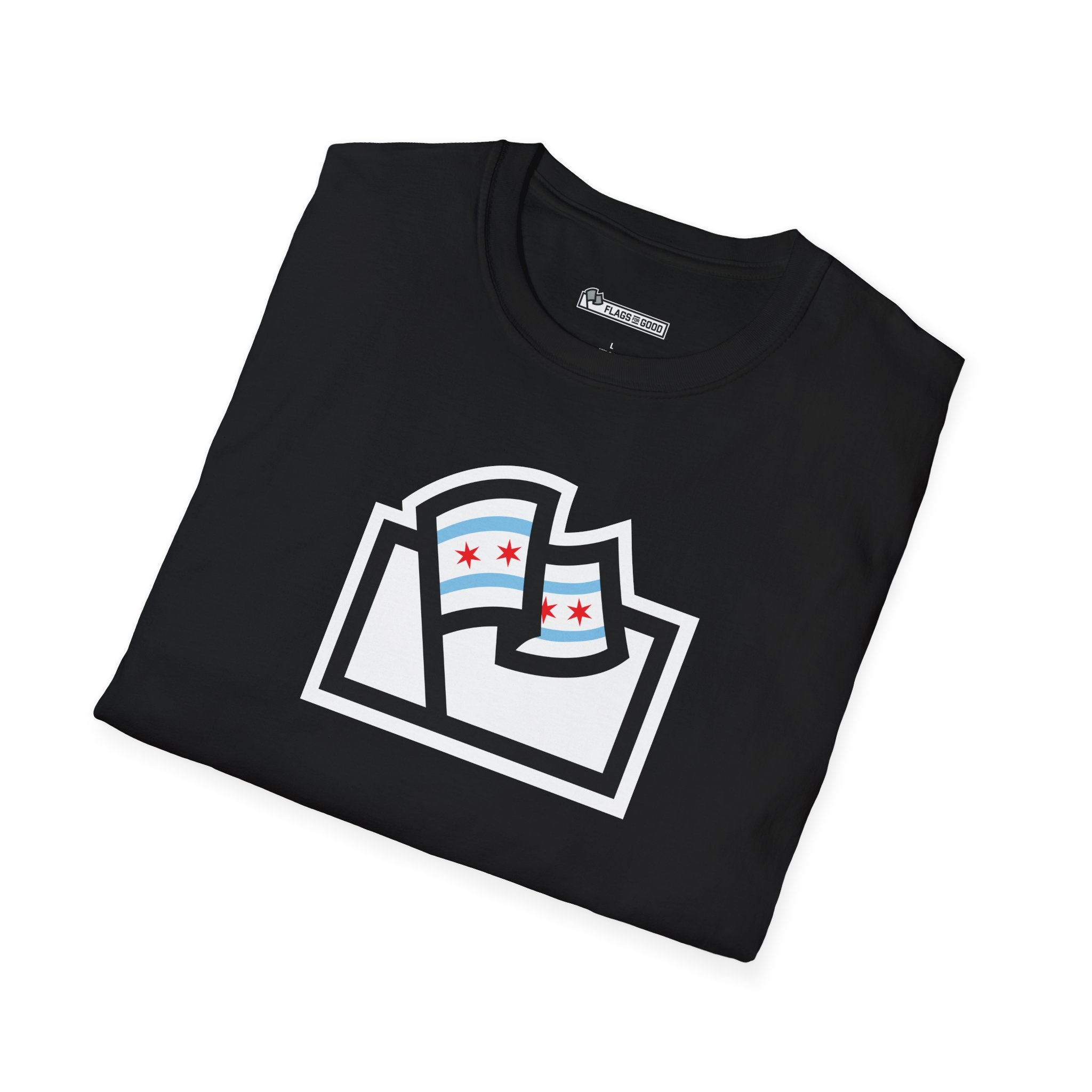 Chicago Flag Logo Tee