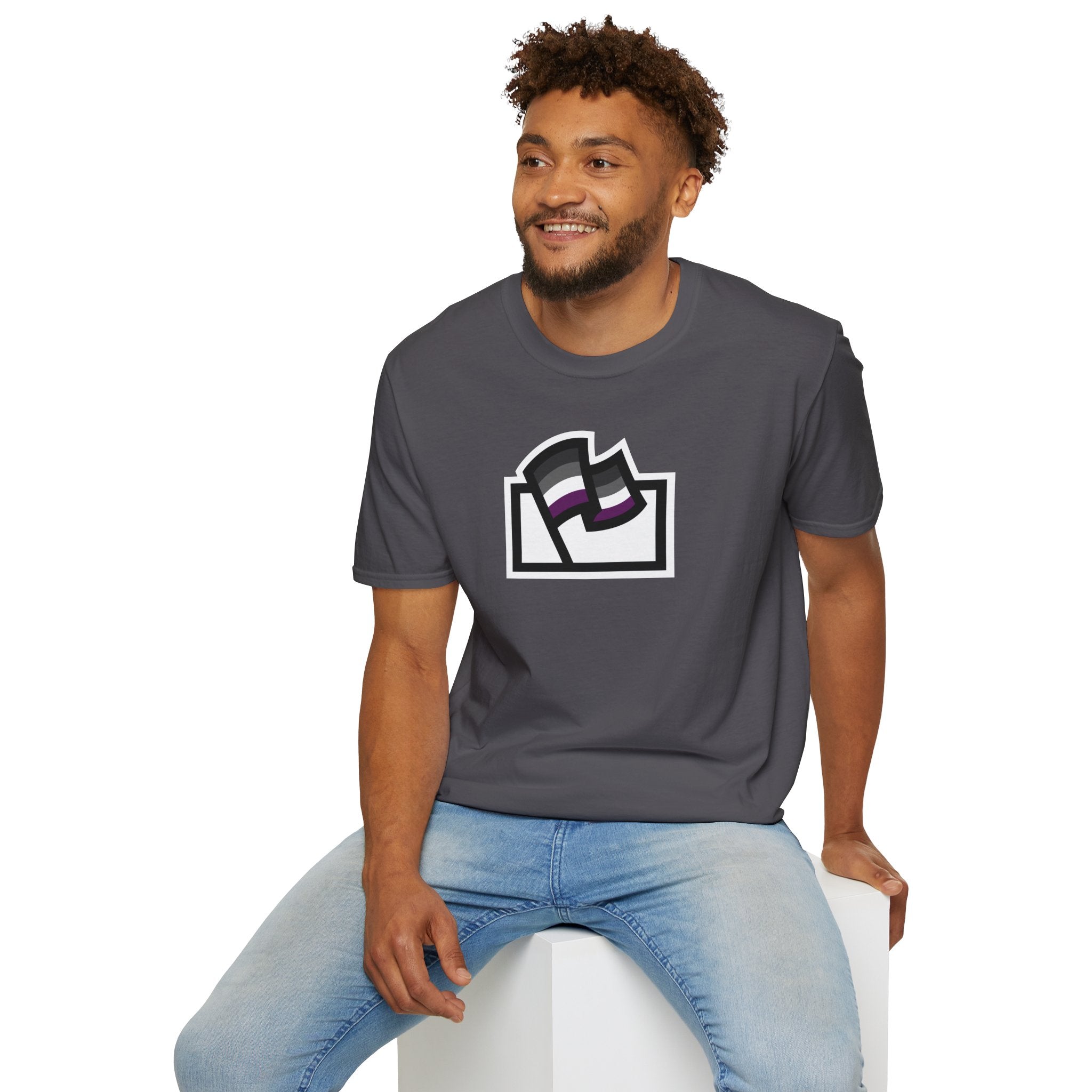 Asexual (Ace) Pride Flag Logo Tee