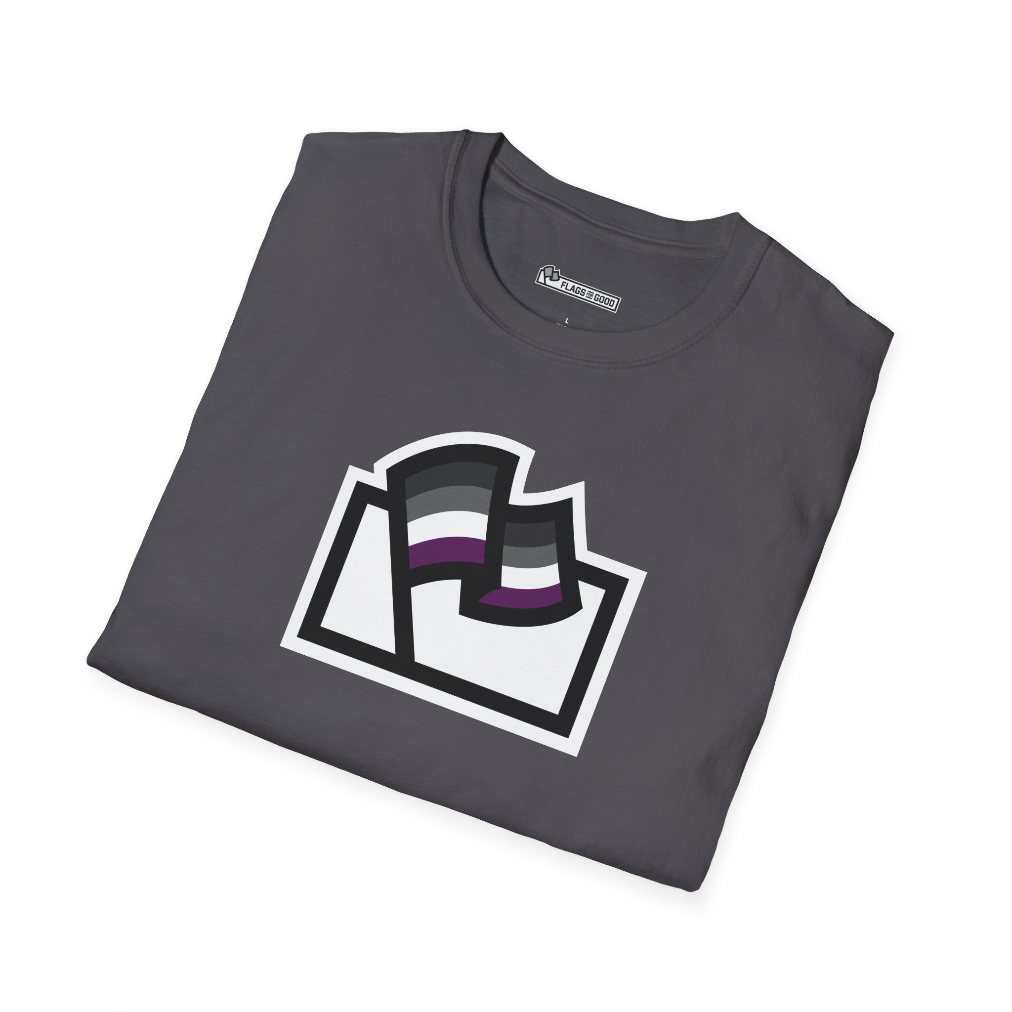 Asexual (Ace) Pride Flag Logo Tee