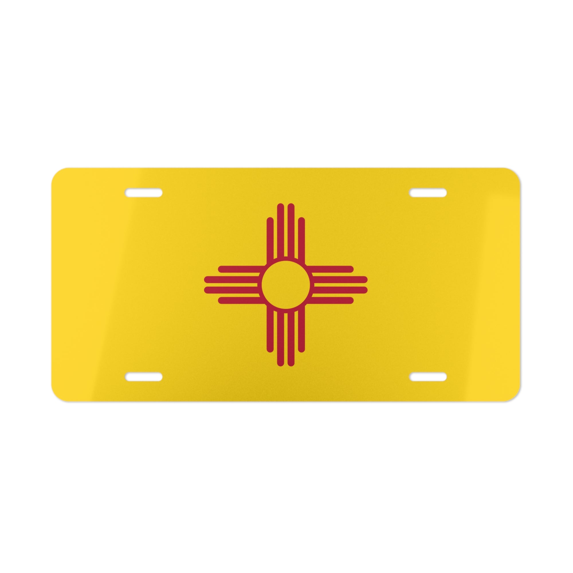 New Mexico Flag Vanity Plate