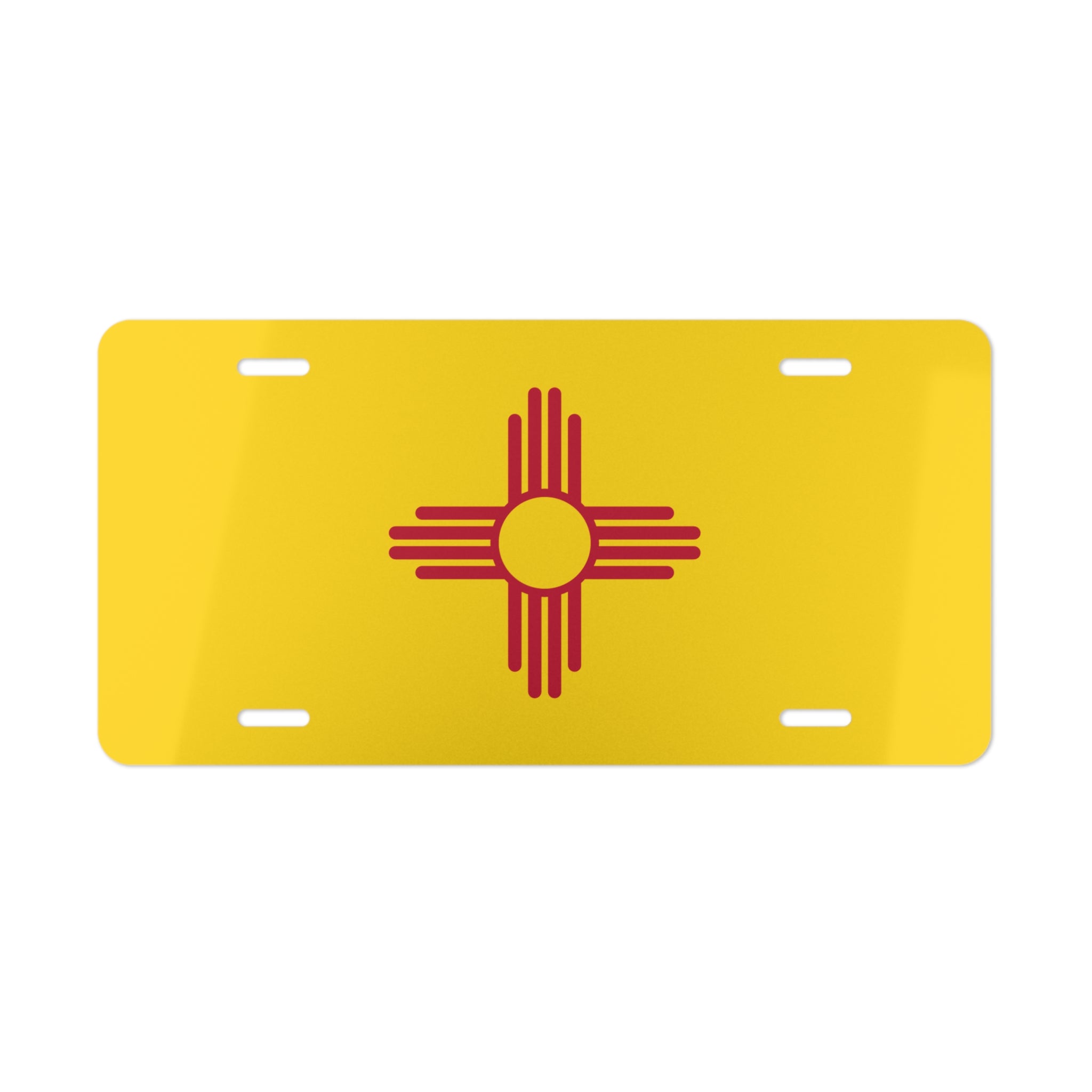New Mexico Flag Vanity Plate