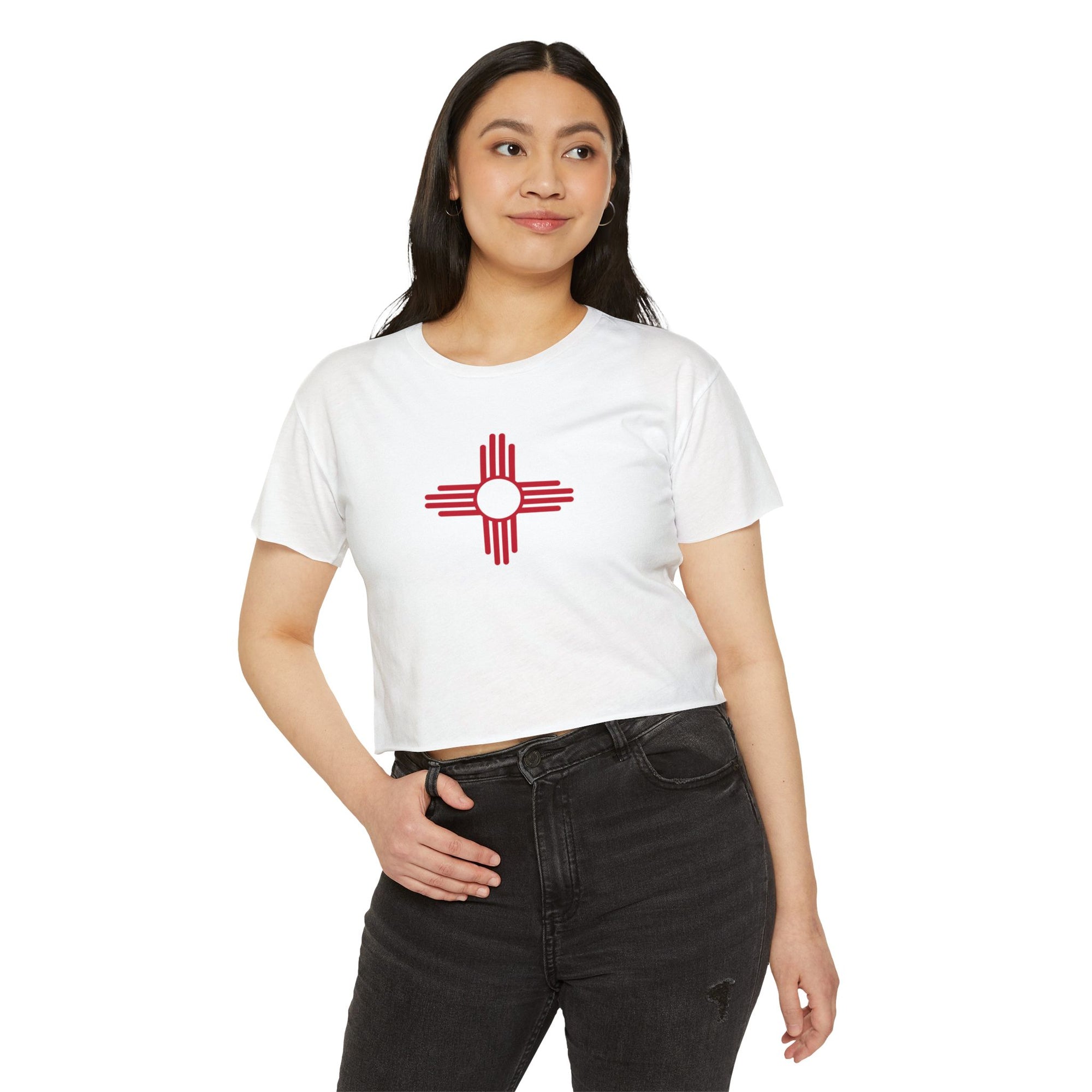 New Mexico Flag Zia Women's Crop Top