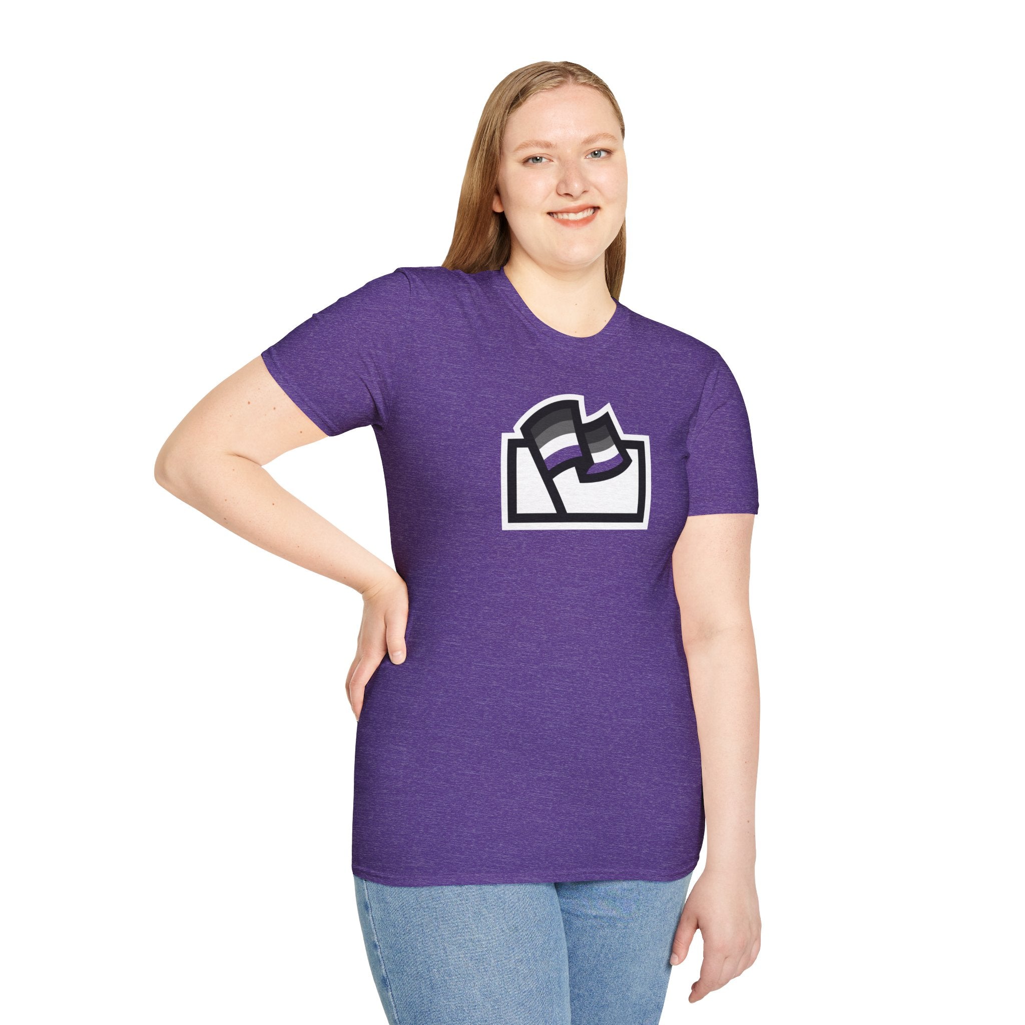 Asexual (Ace) Pride Flag Logo Tee