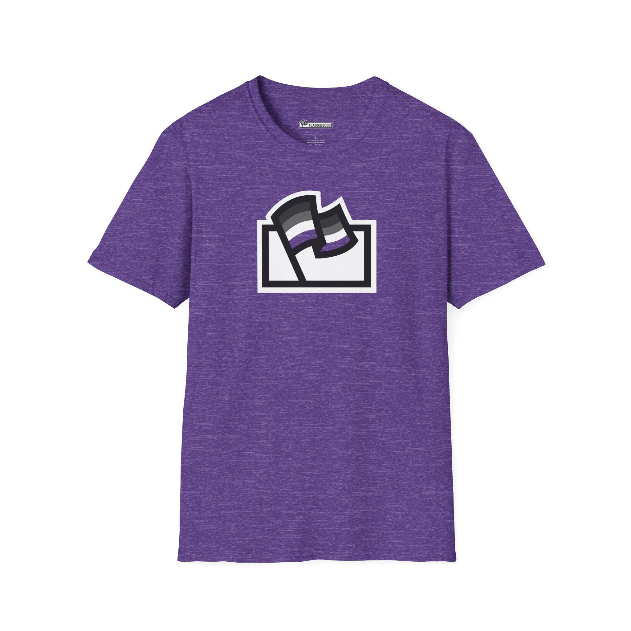 Asexual (Ace) Pride Flag Logo Tee