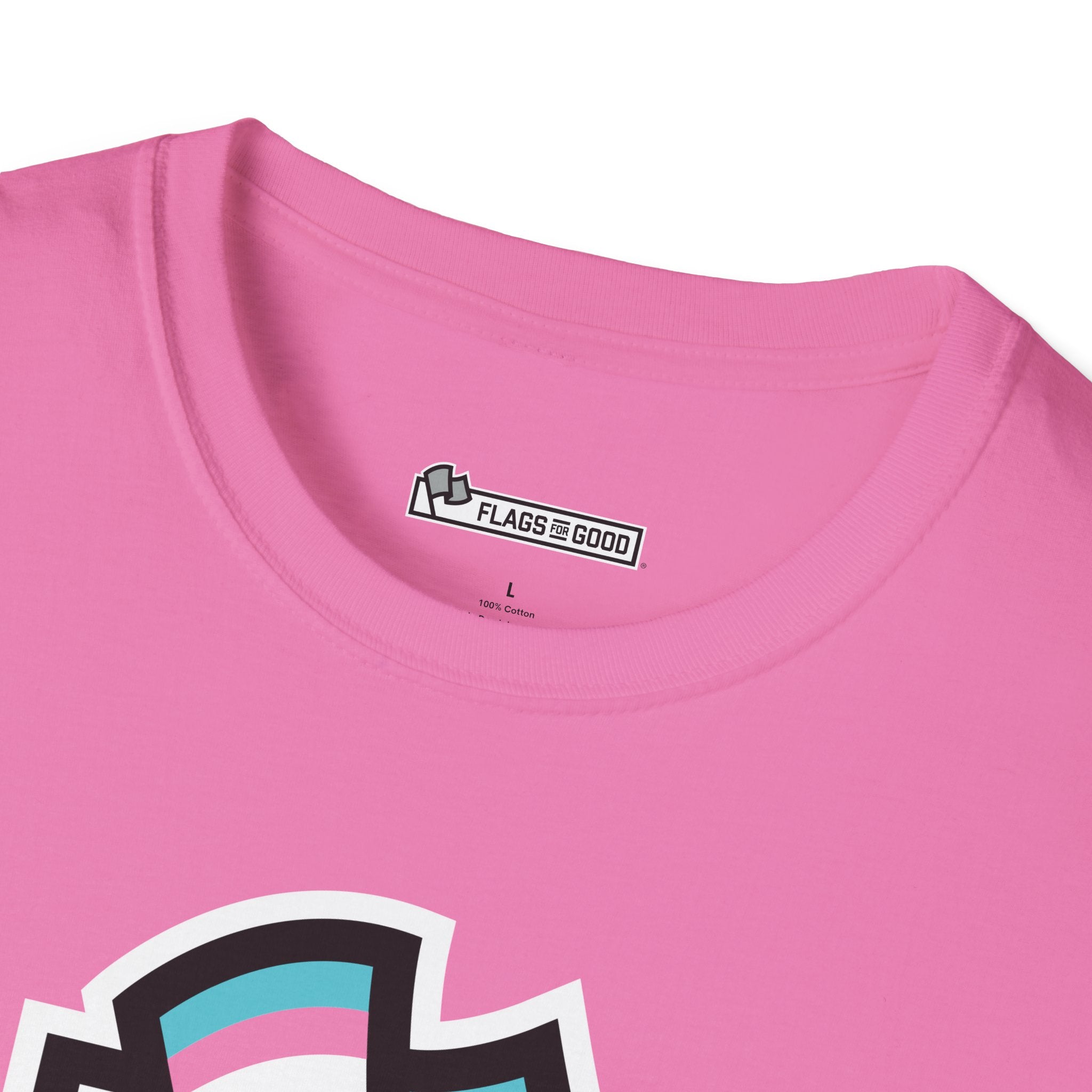 Transgender (Trans) Pride Flag Logo Tee