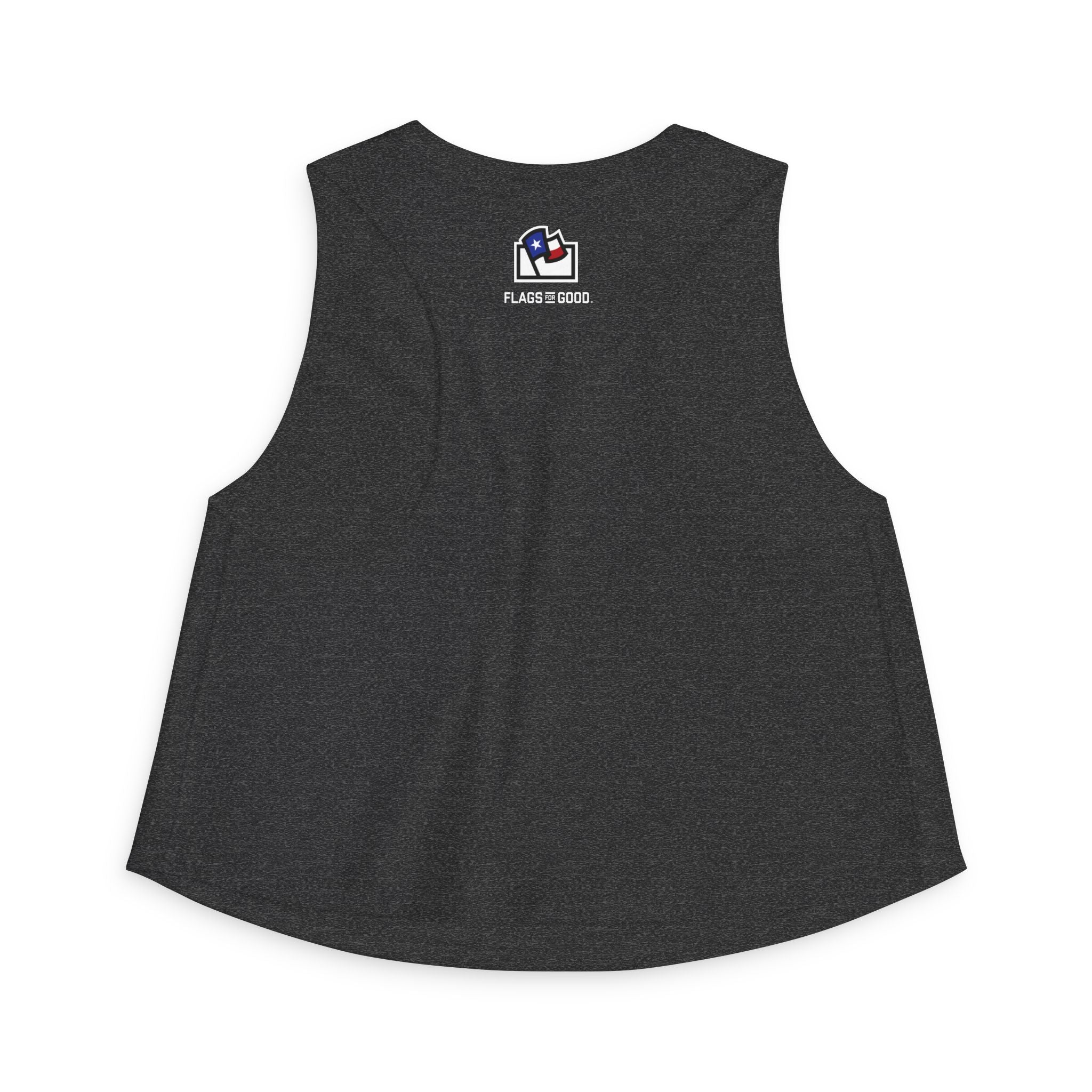 Texas De Zavala Flag Women's Crop Top