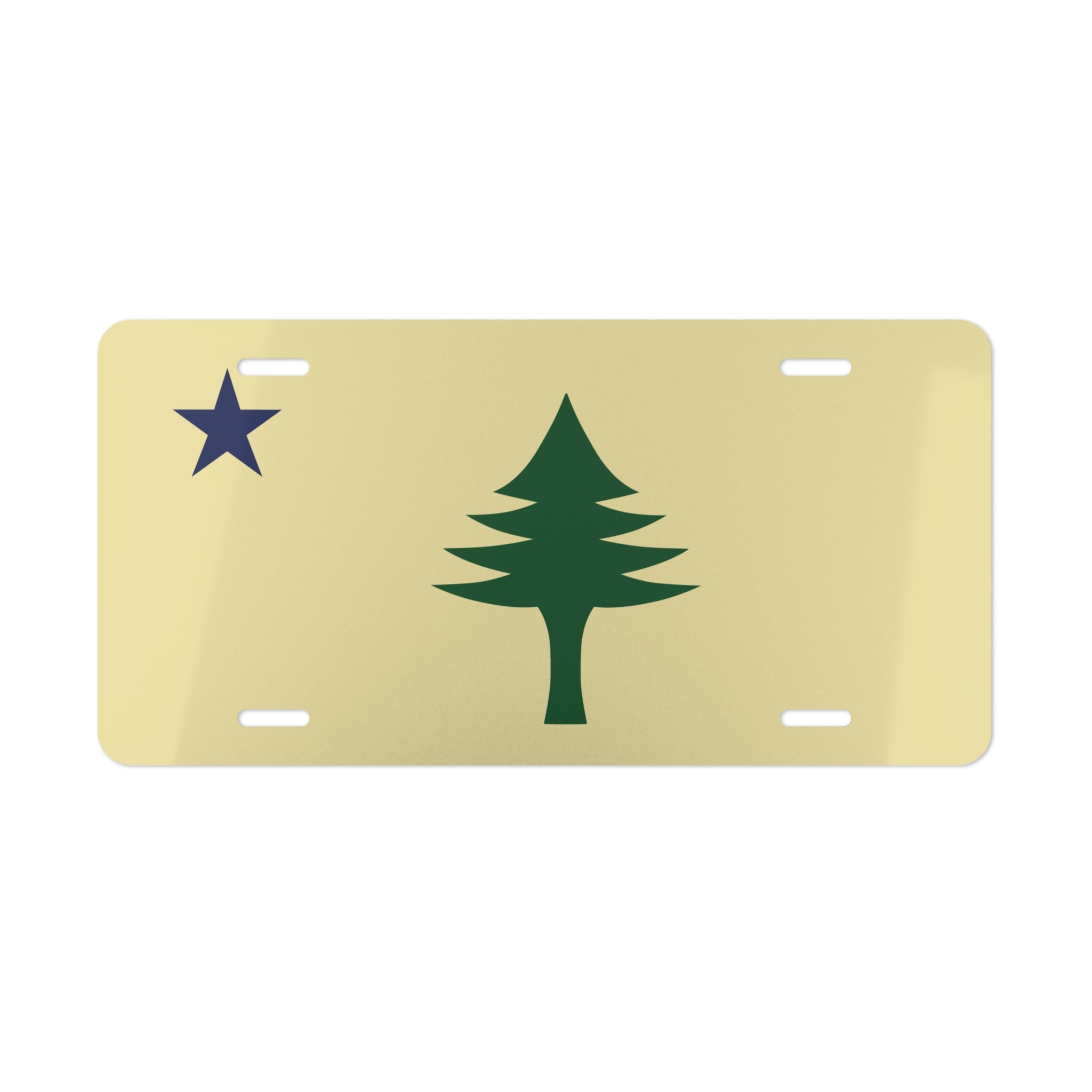 Maine 1901 Line Pine Vanity License Plate