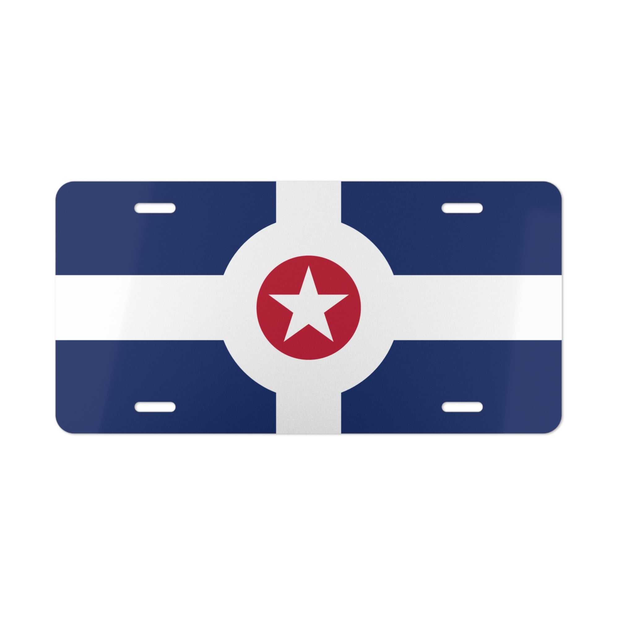 Indianapolis Flag Vanity Plate