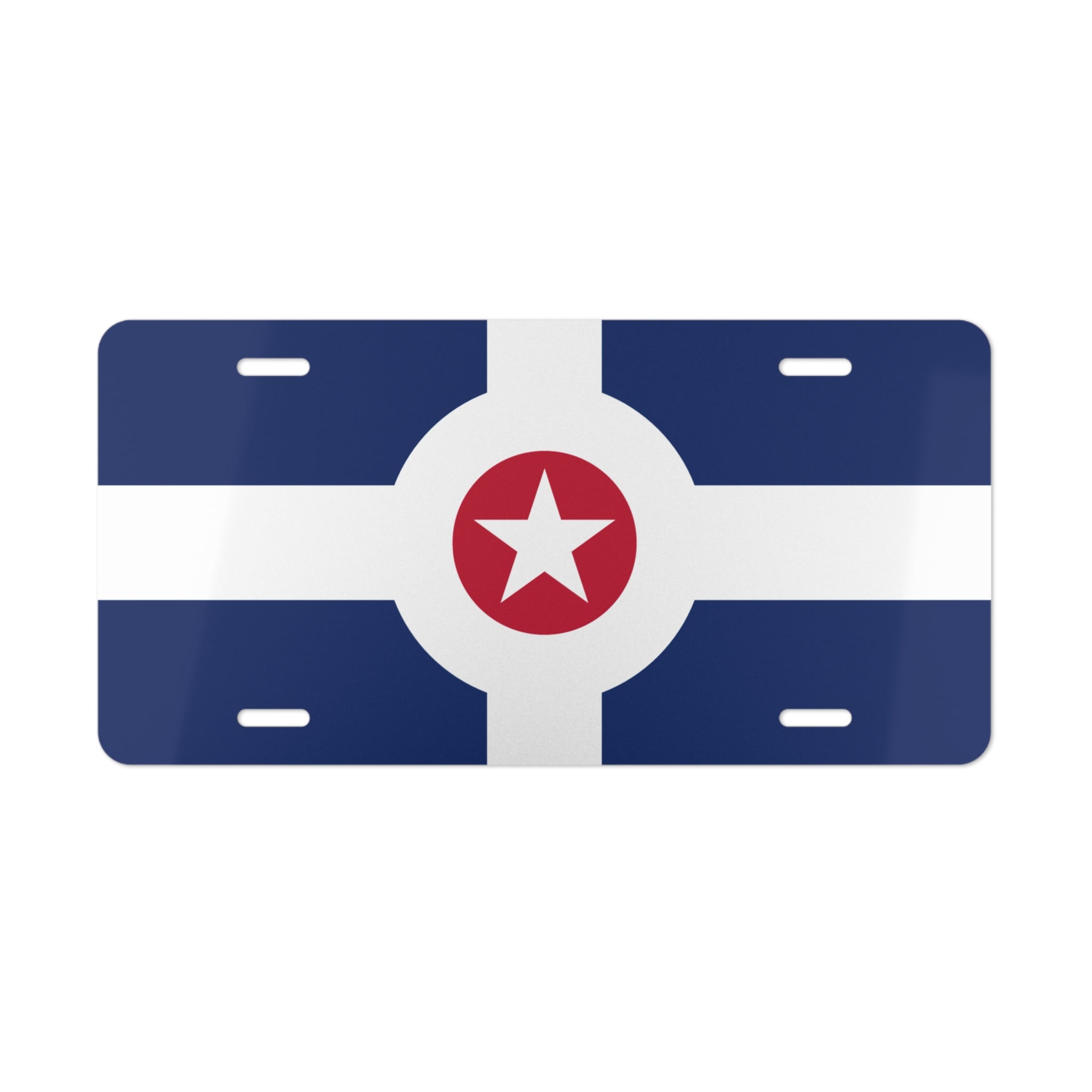 Indianapolis Flag Vanity Plate