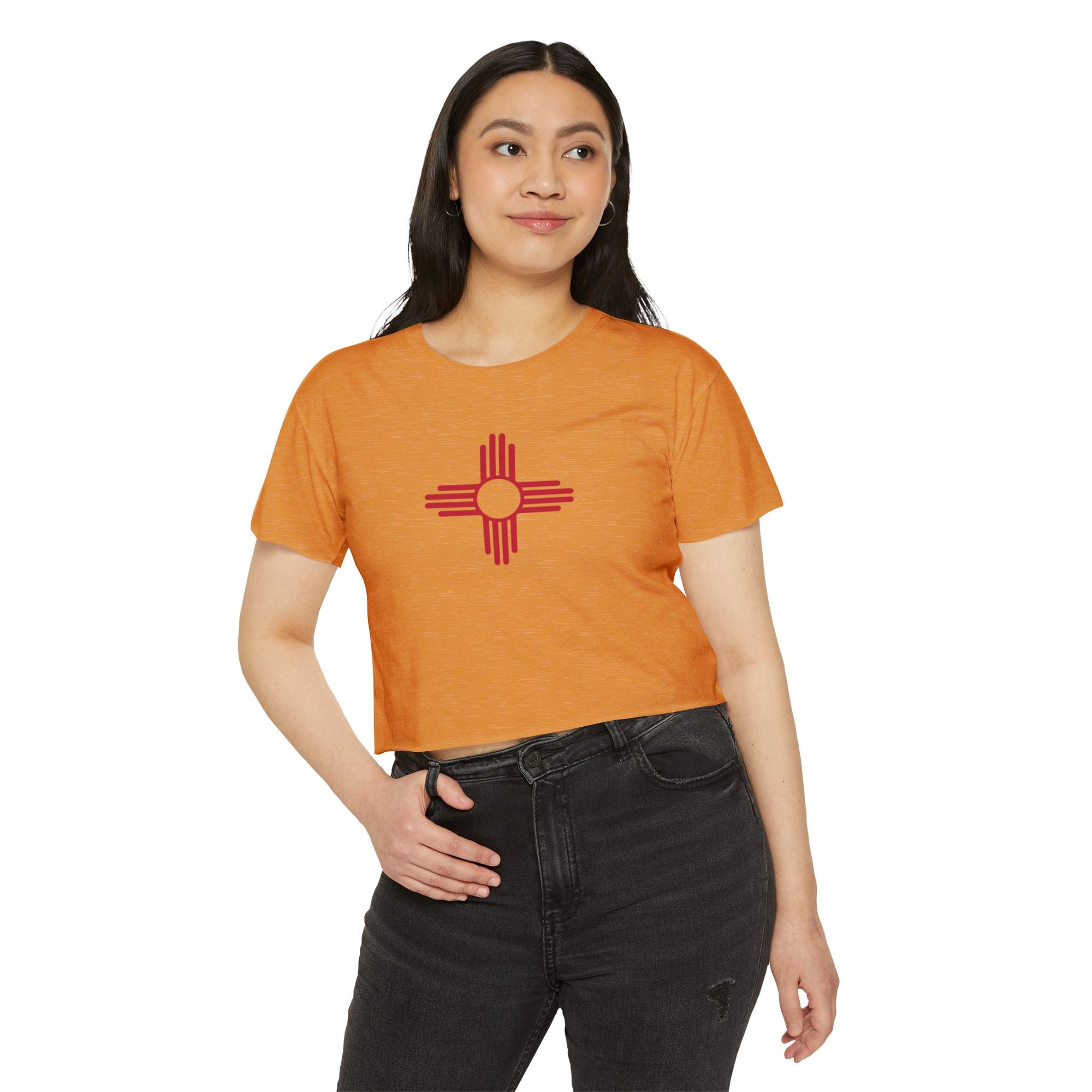 New Mexico Flag Zia Women's Crop Top