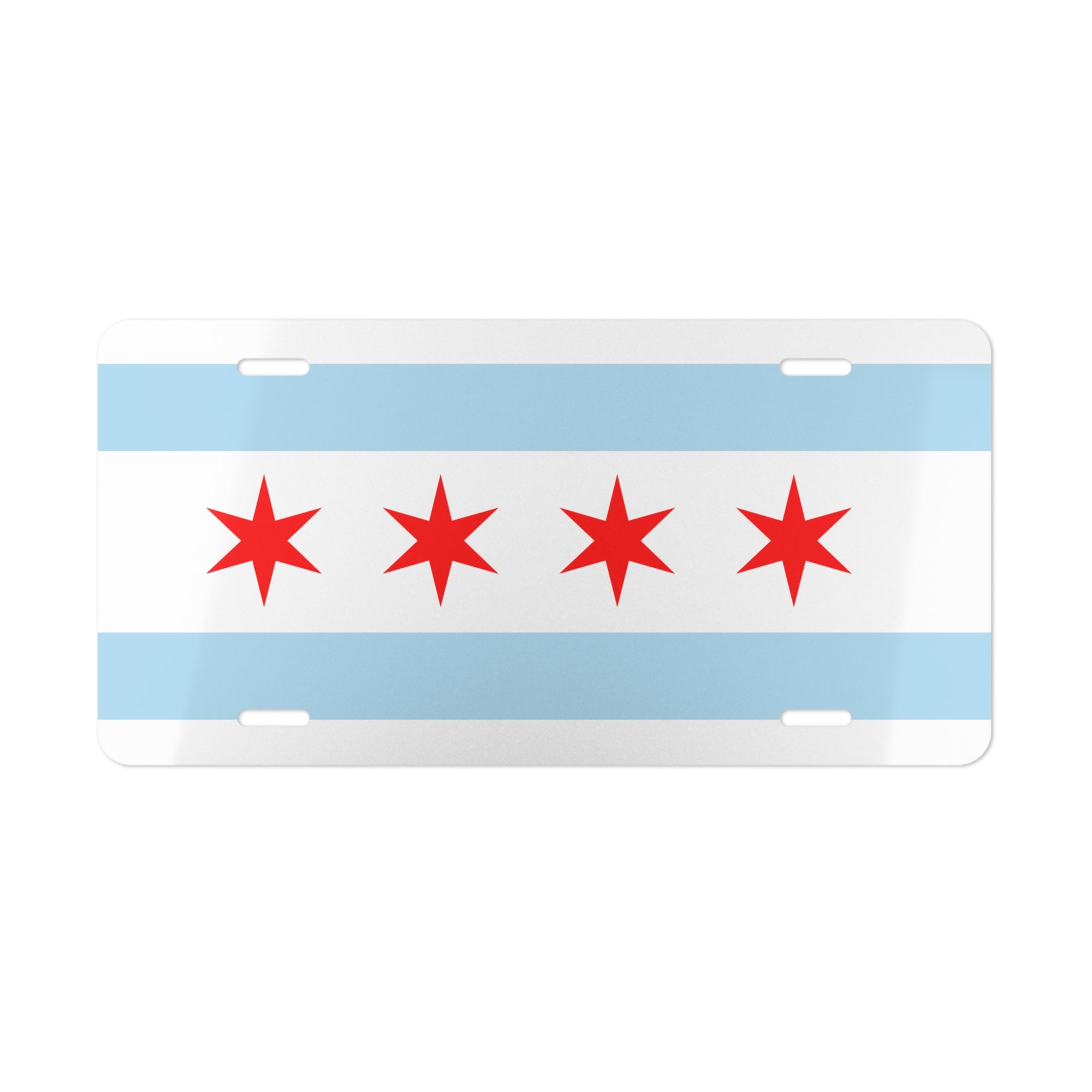 Chicago Flag Vanity Front Plate
