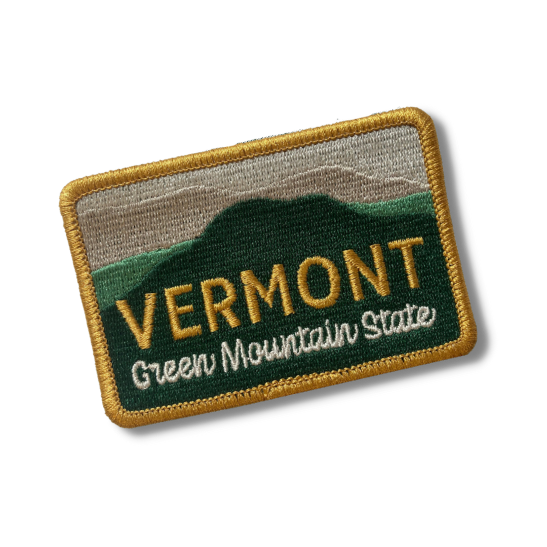 Green Mountain State Vermont Stick-On Patch