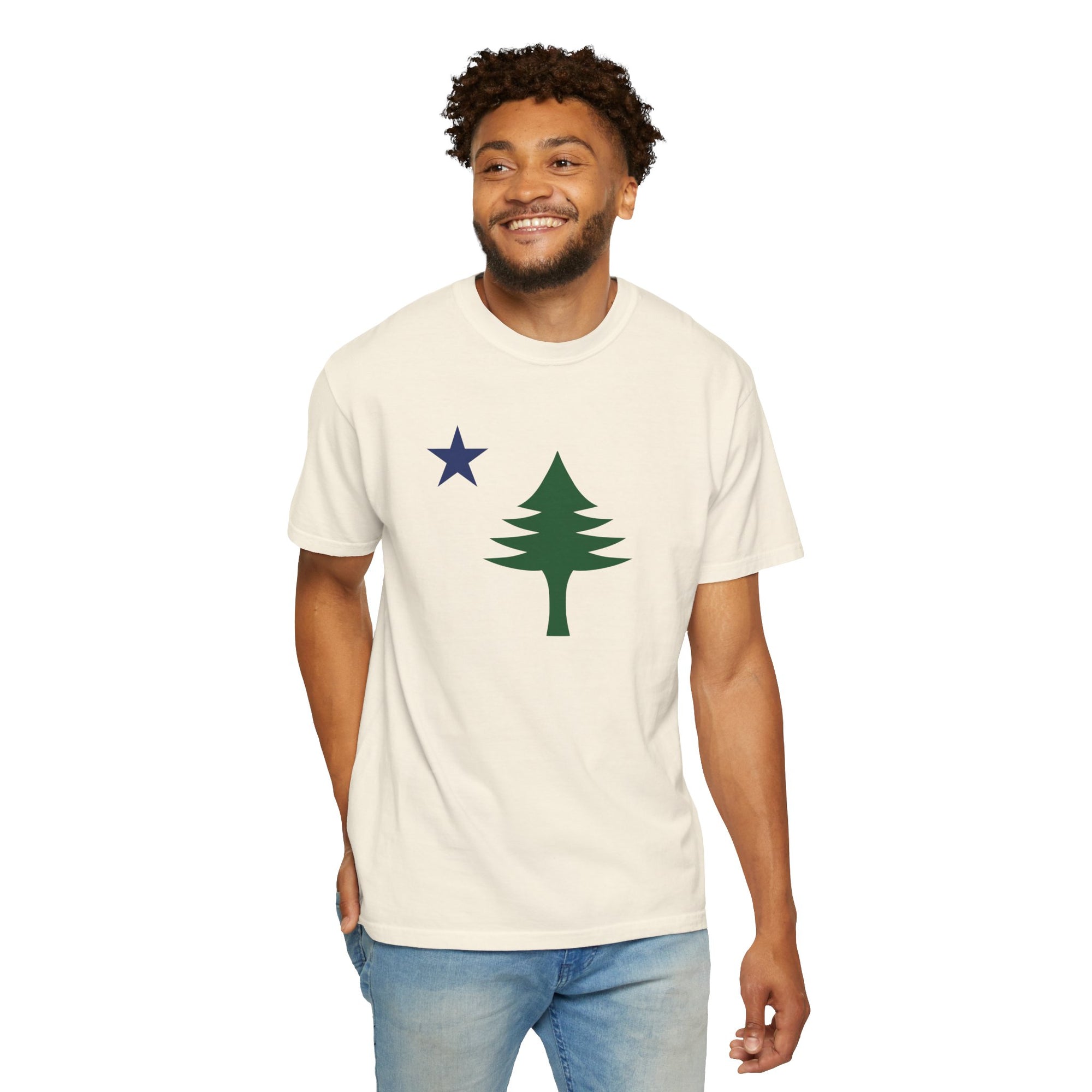Maine 1901 Pine Tree & Star T-Shirt
