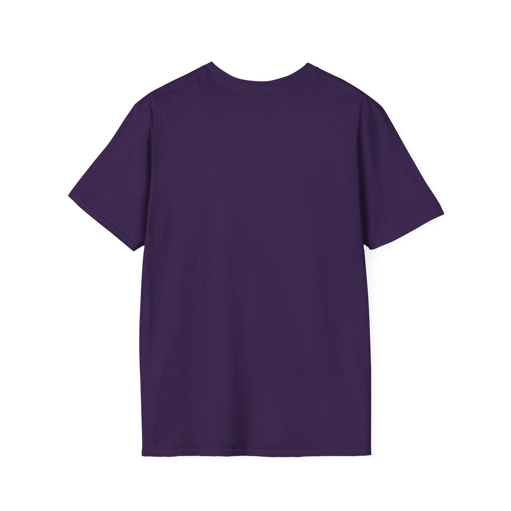 back of a purple shirt
