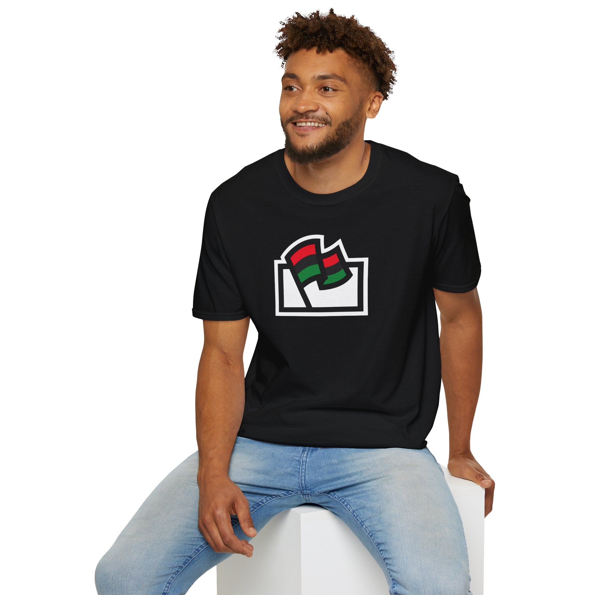 Pan-African Flag Logo Tee