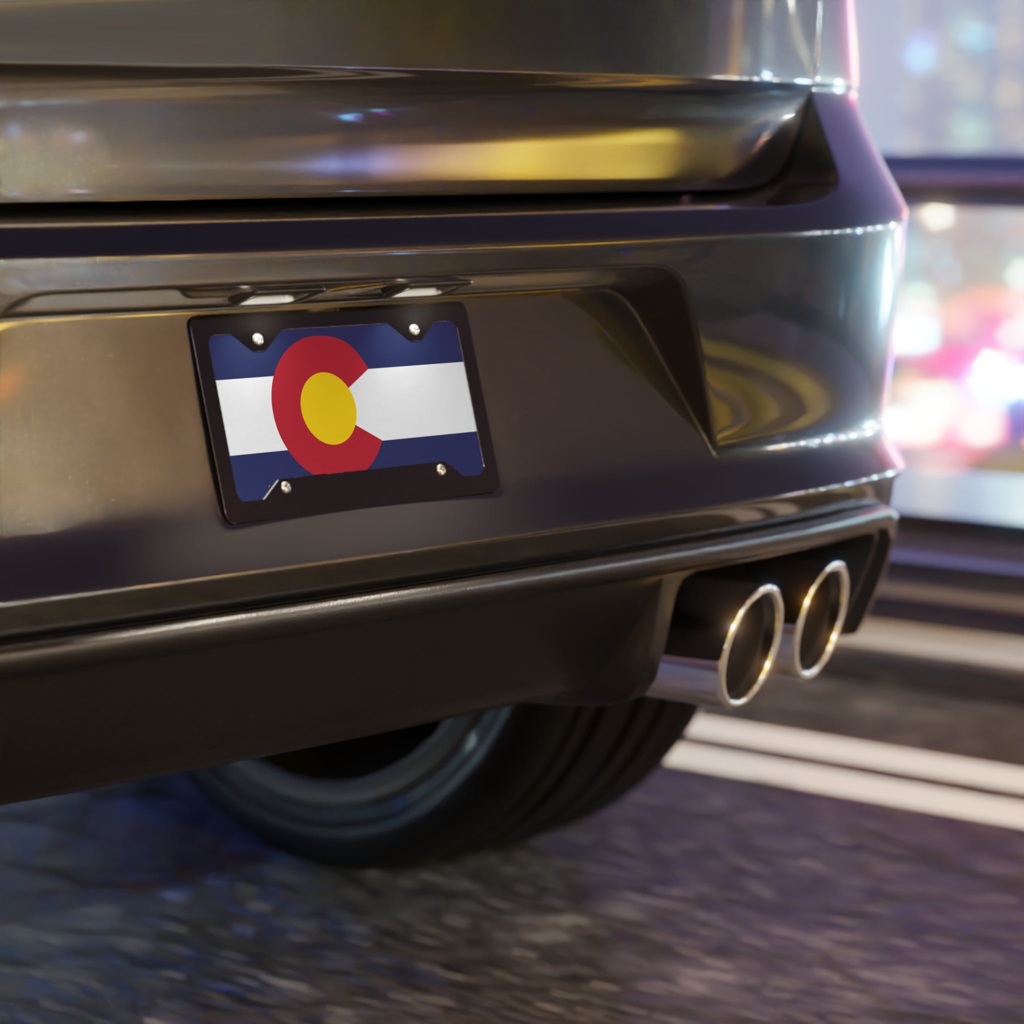 Colorado Flag Vanity Front Plate