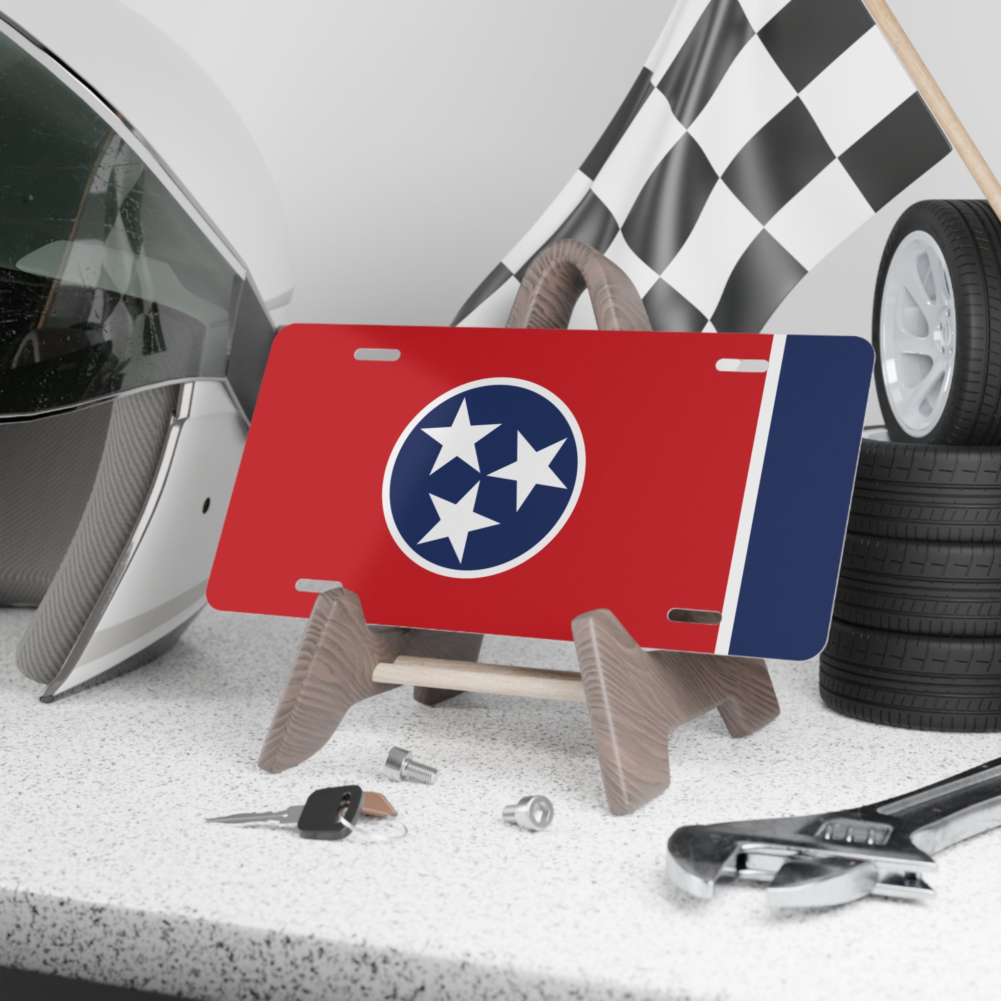Tennessee Flag Vanity Front Plate