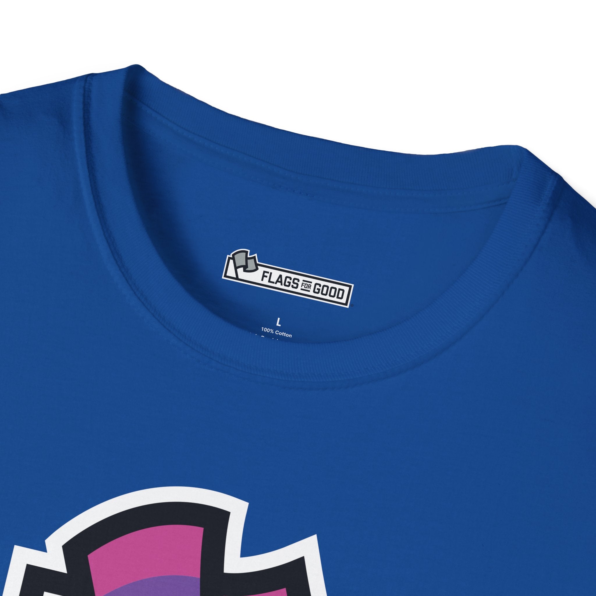 Bisexual (Bi) Pride Flag Logo Tee