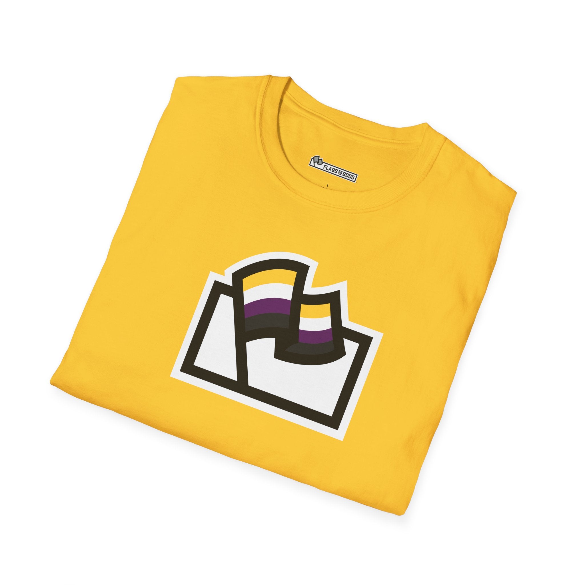 Nonbinary Pride Flag Logo Tee