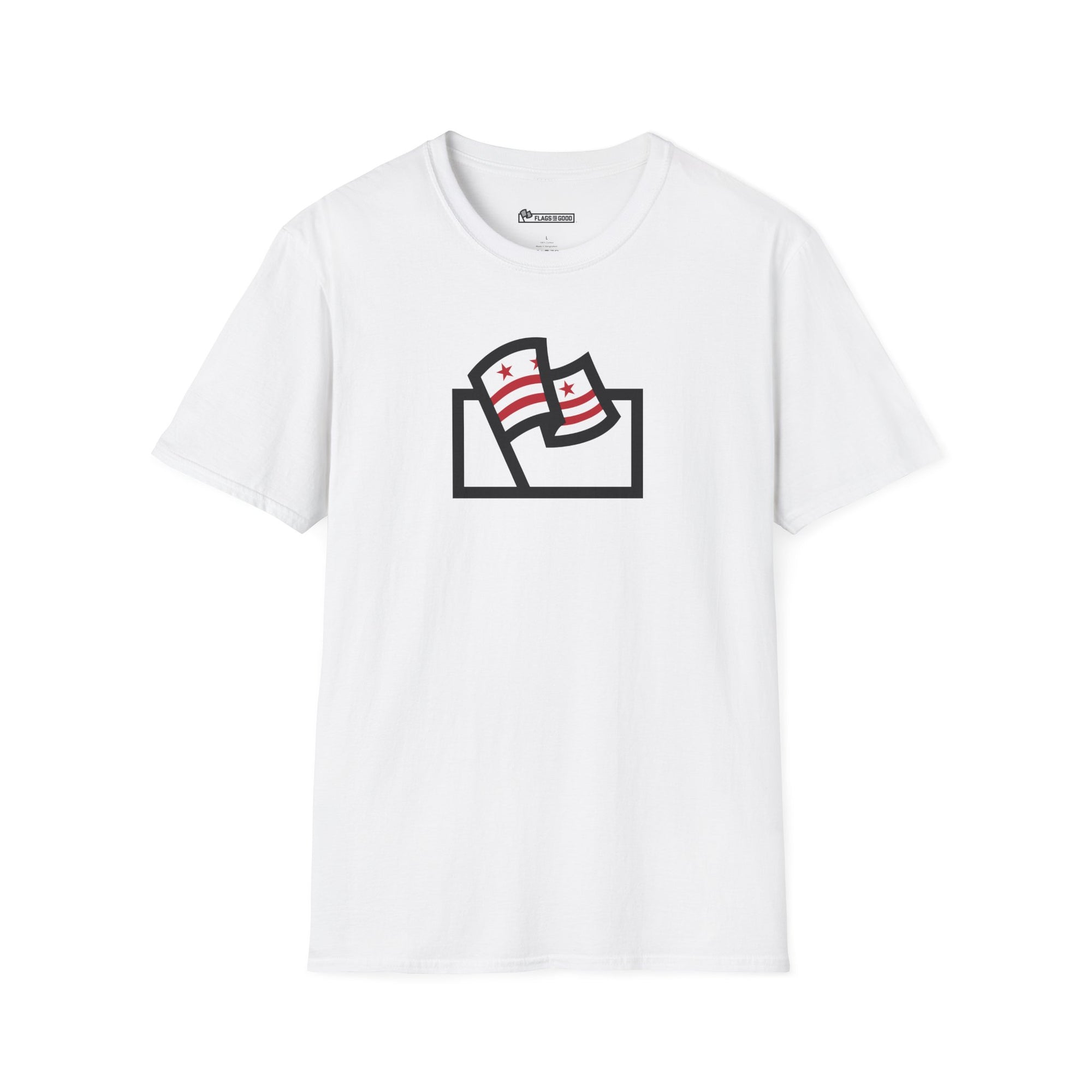 Washington D.C. Flag Logo Tee