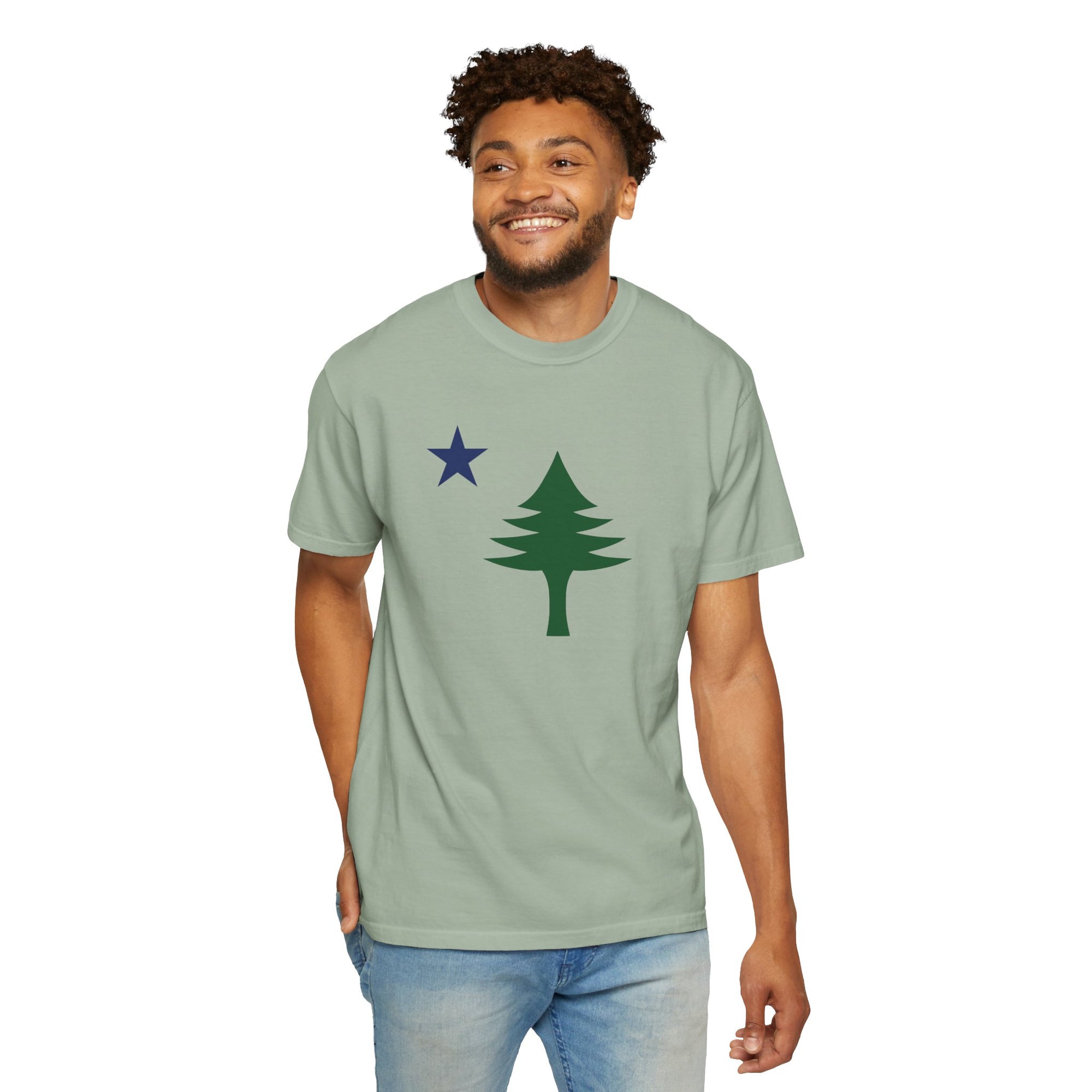 Maine 1901 Pine Tree & Star T-Shirt