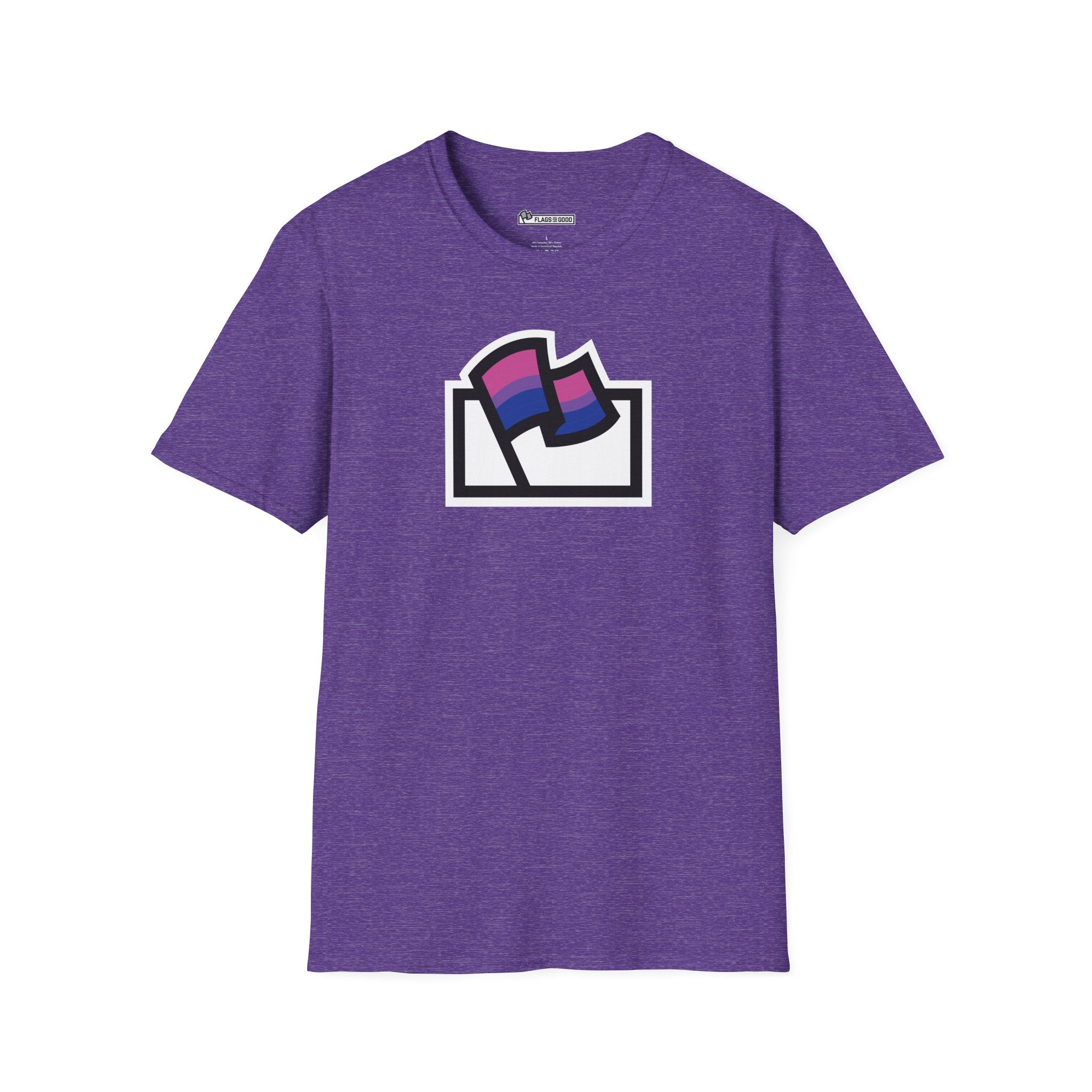 Bisexual (Bi) Pride Flag Logo Tee