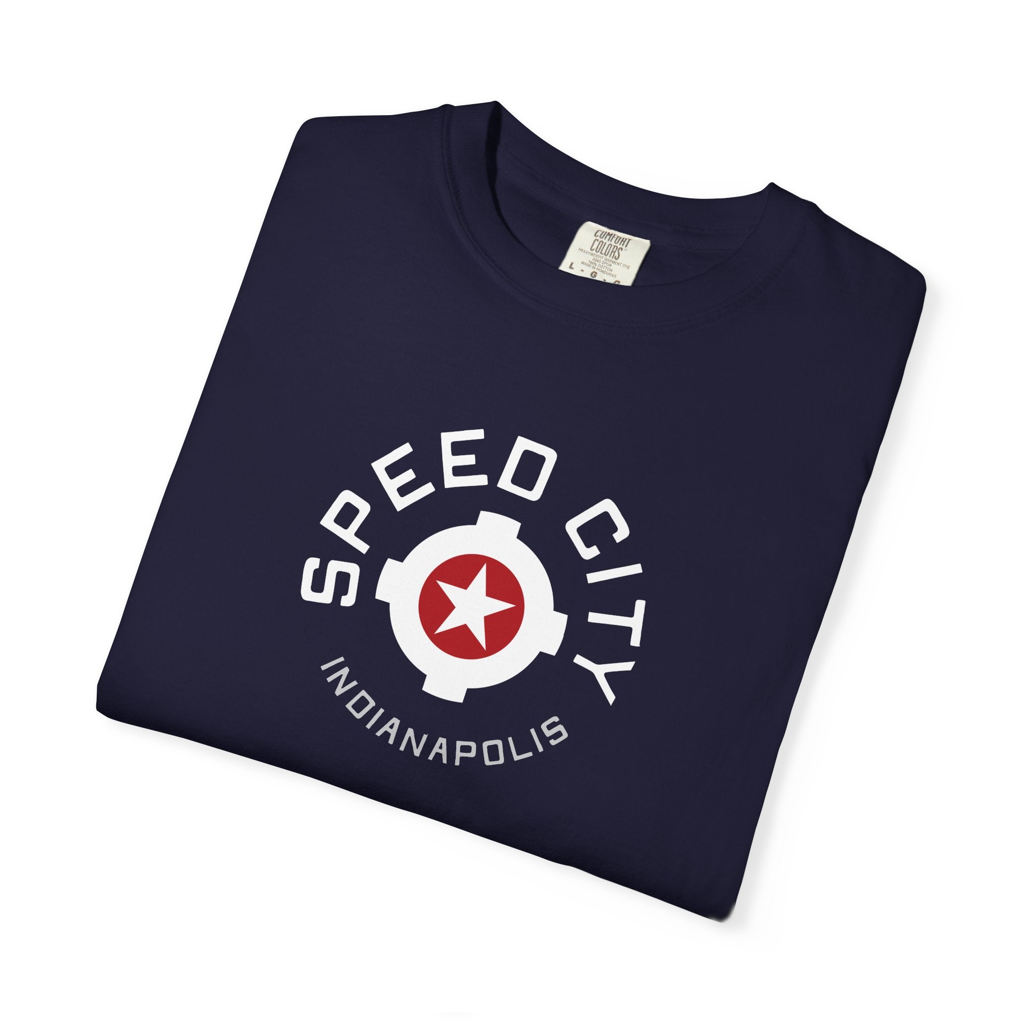 Speed City Indianapolis Flag T-Shirt