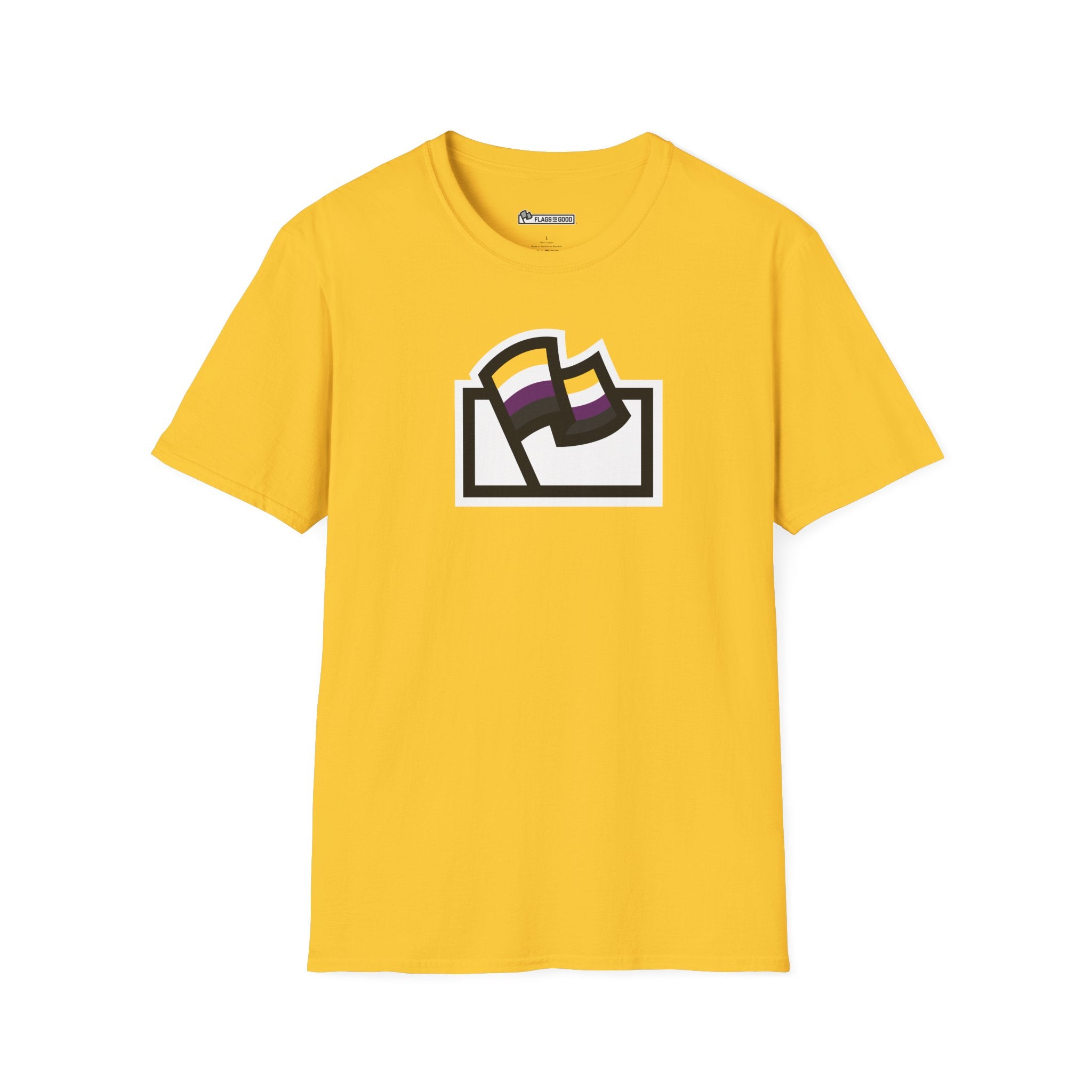 Nonbinary Pride Flag Logo Tee