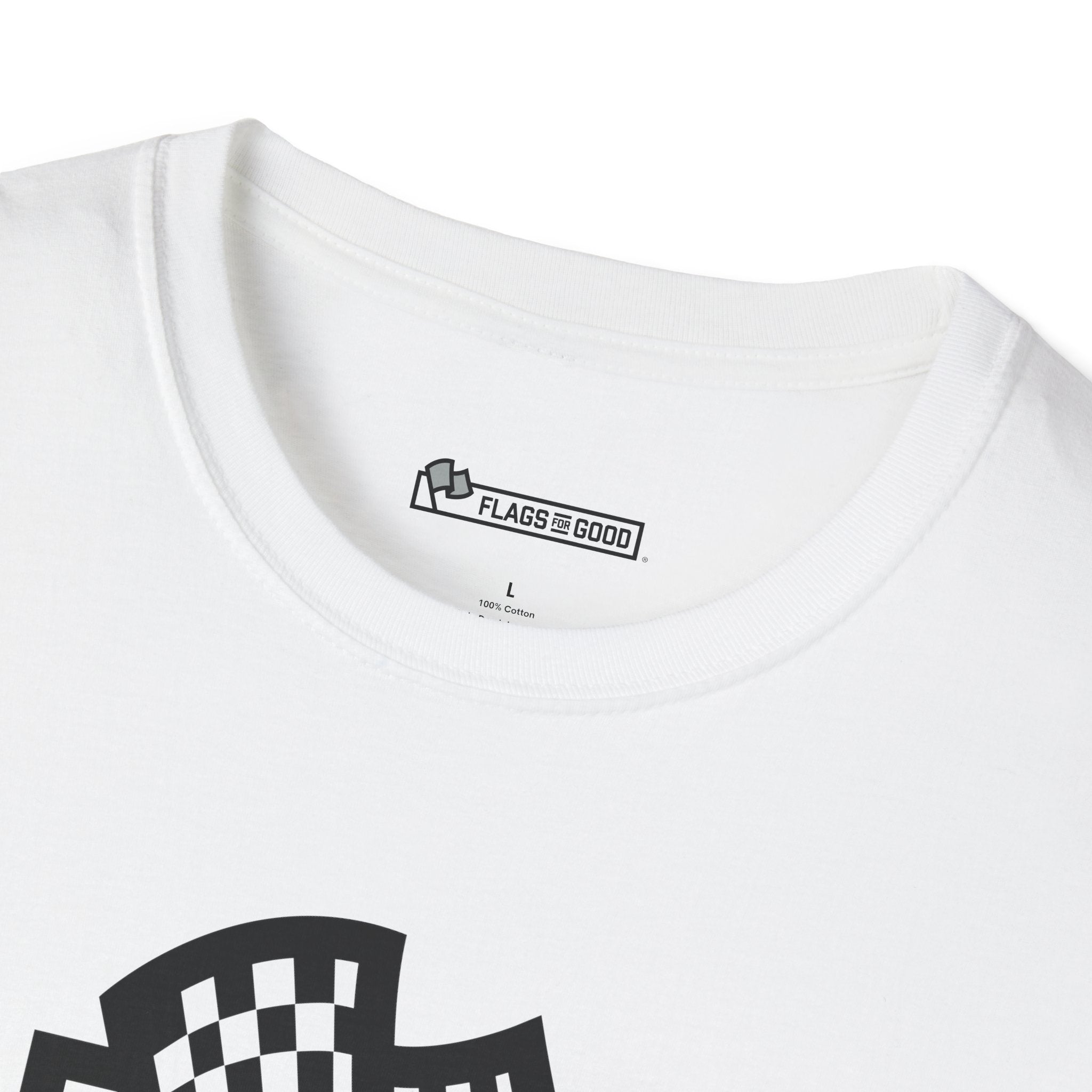 Checkered Flag Logo Tee