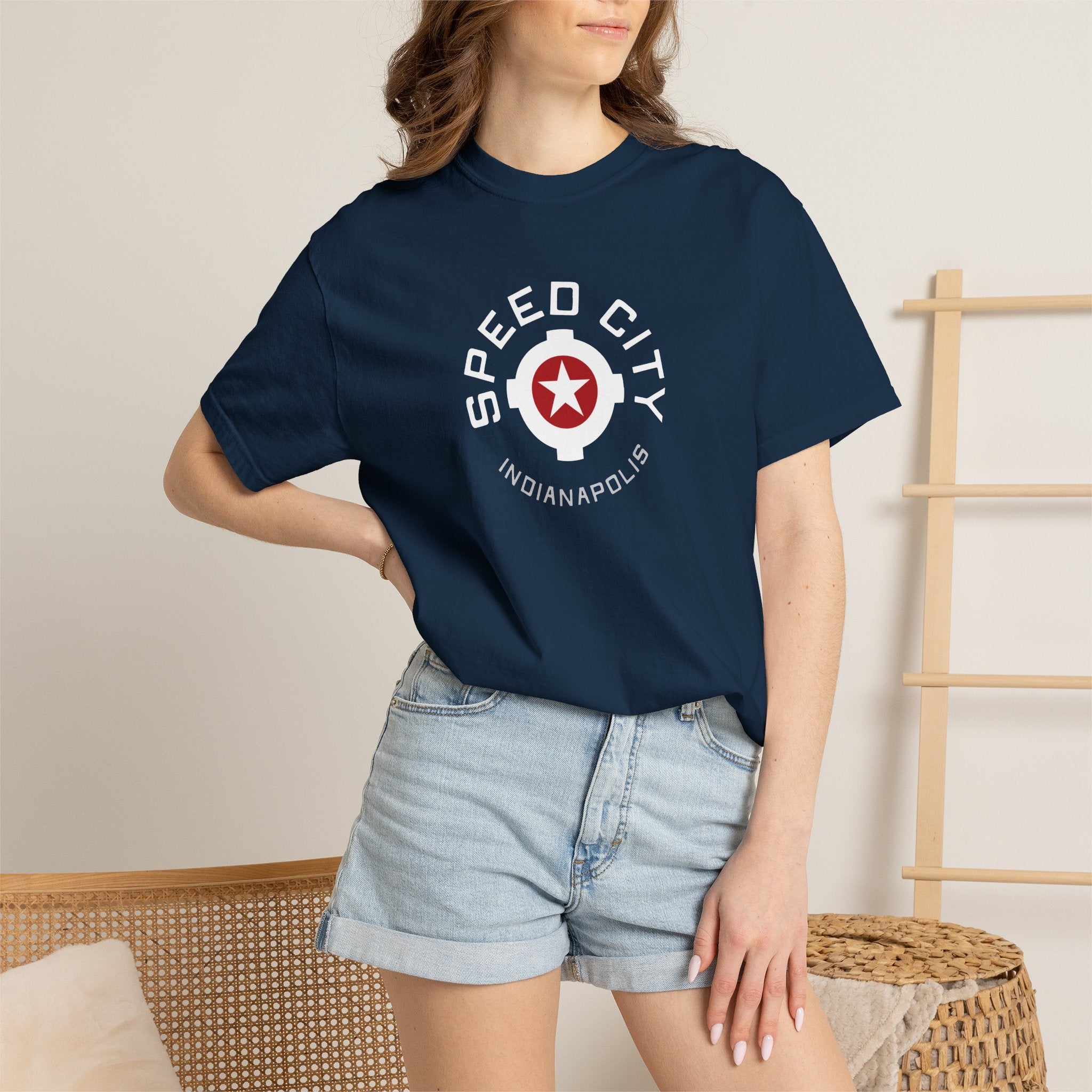 Speed City Indianapolis Flag T-Shirt