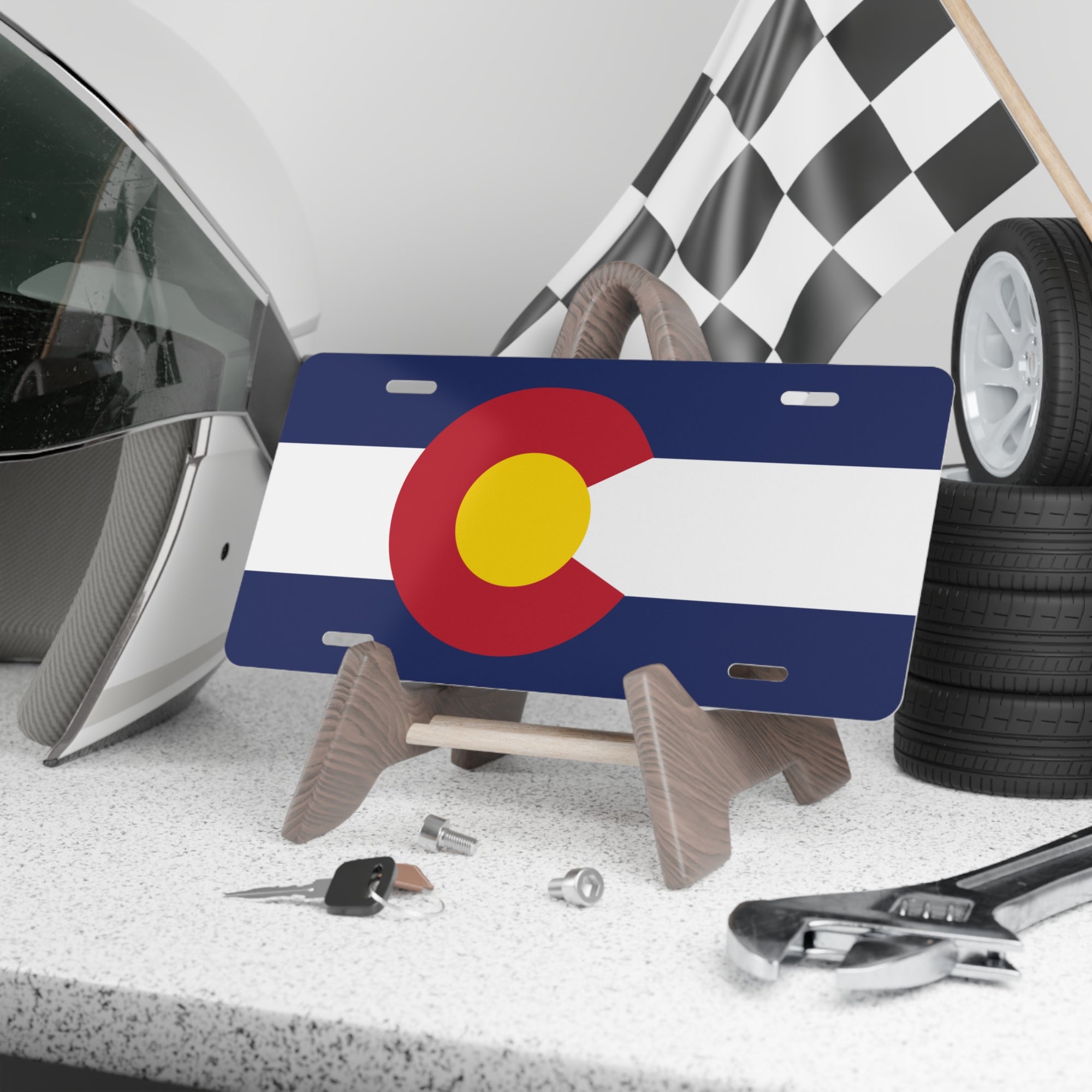 Colorado Flag Vanity Front Plate