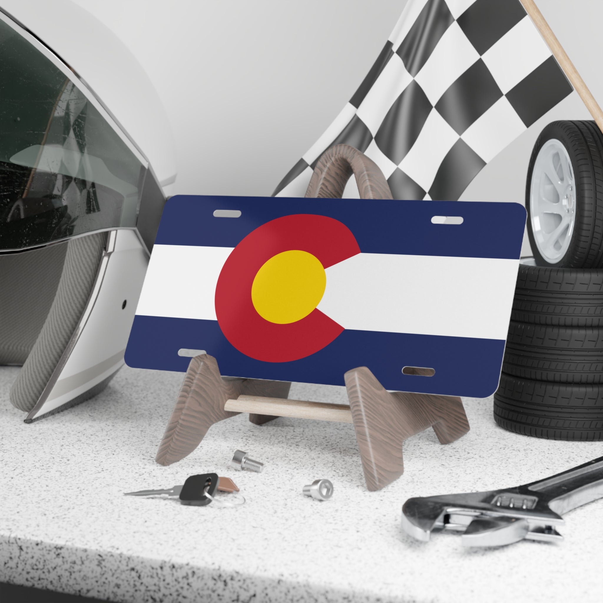 Colorado Flag Vanity Front Plate
