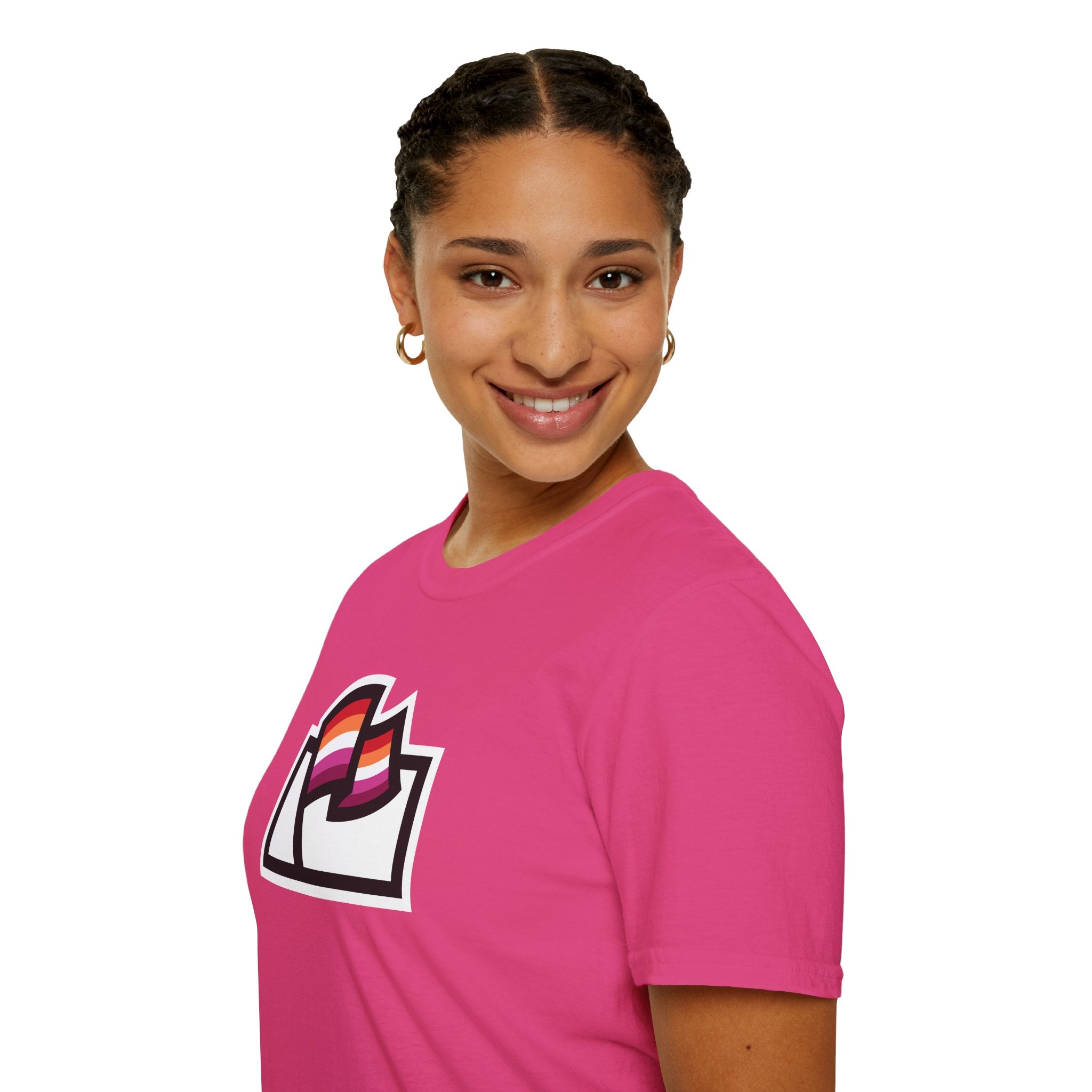 Lesbian Pride Flag Logo Tee