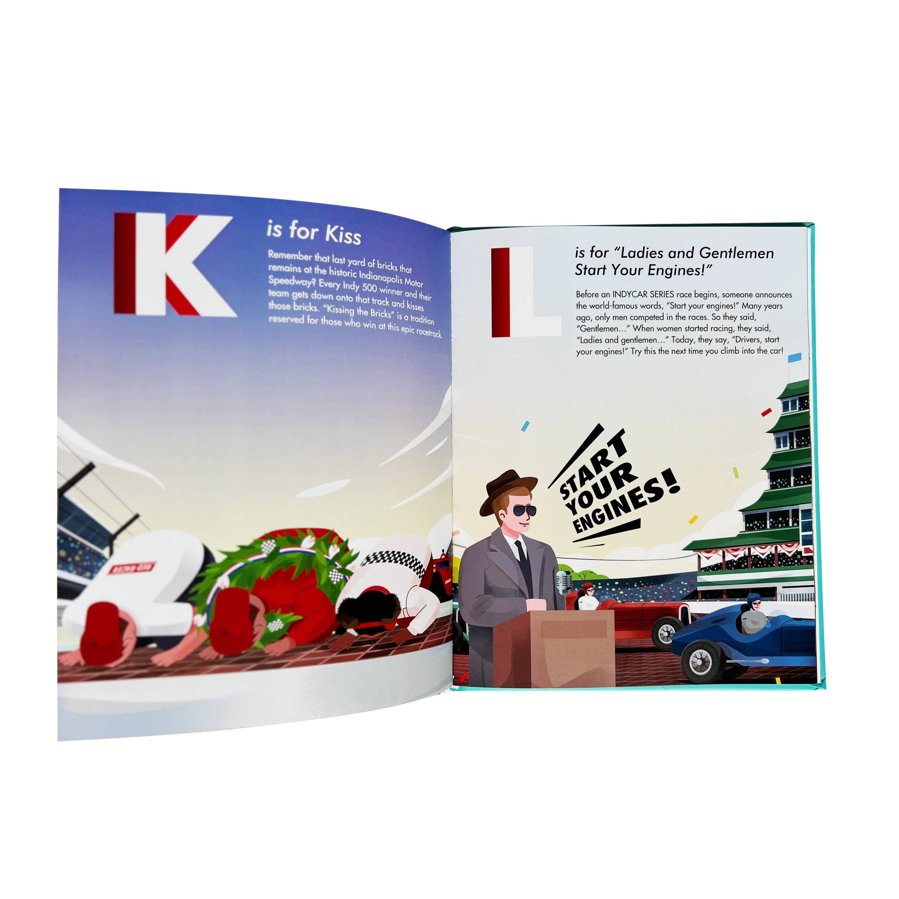 ABCs of INDYCAR Racing: My First Guide to INDYCAR Racing Hardcover Kids Book