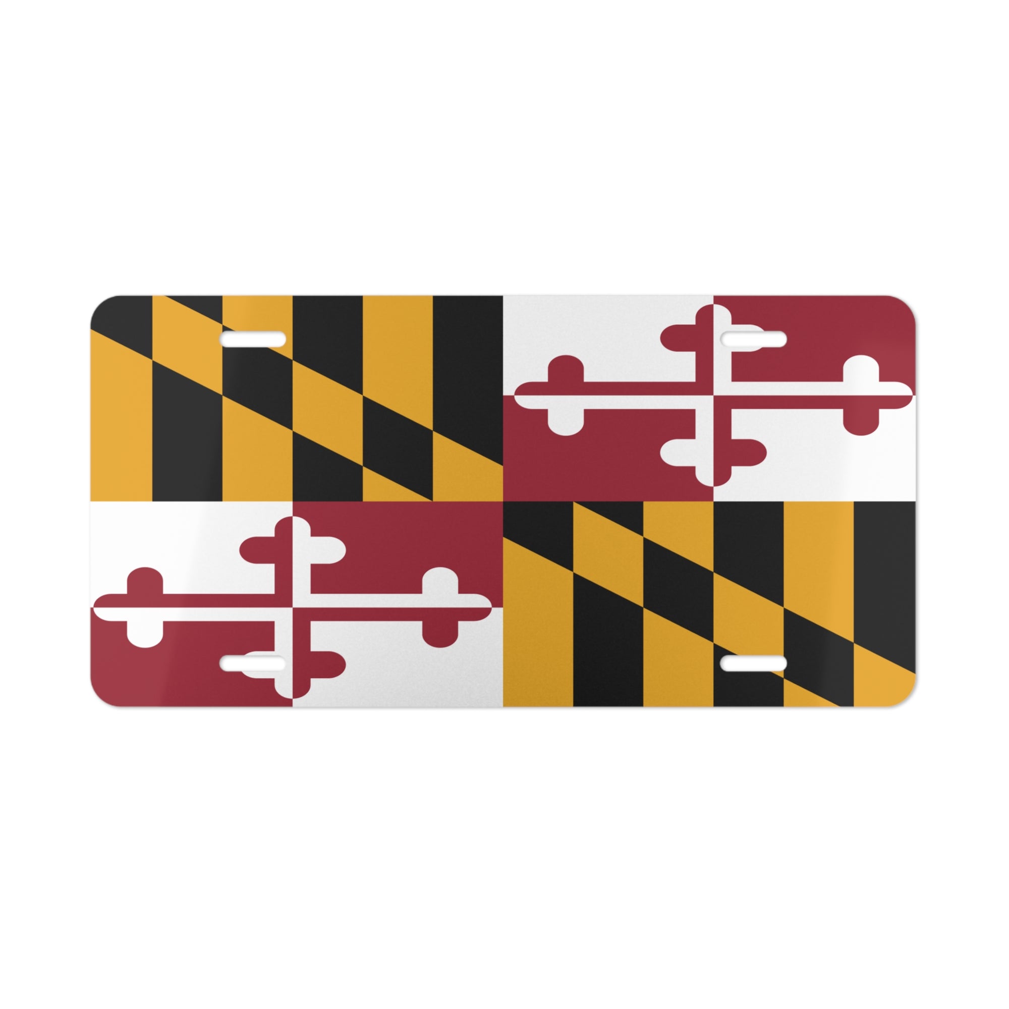 Maryland Flag Vanity License Plate