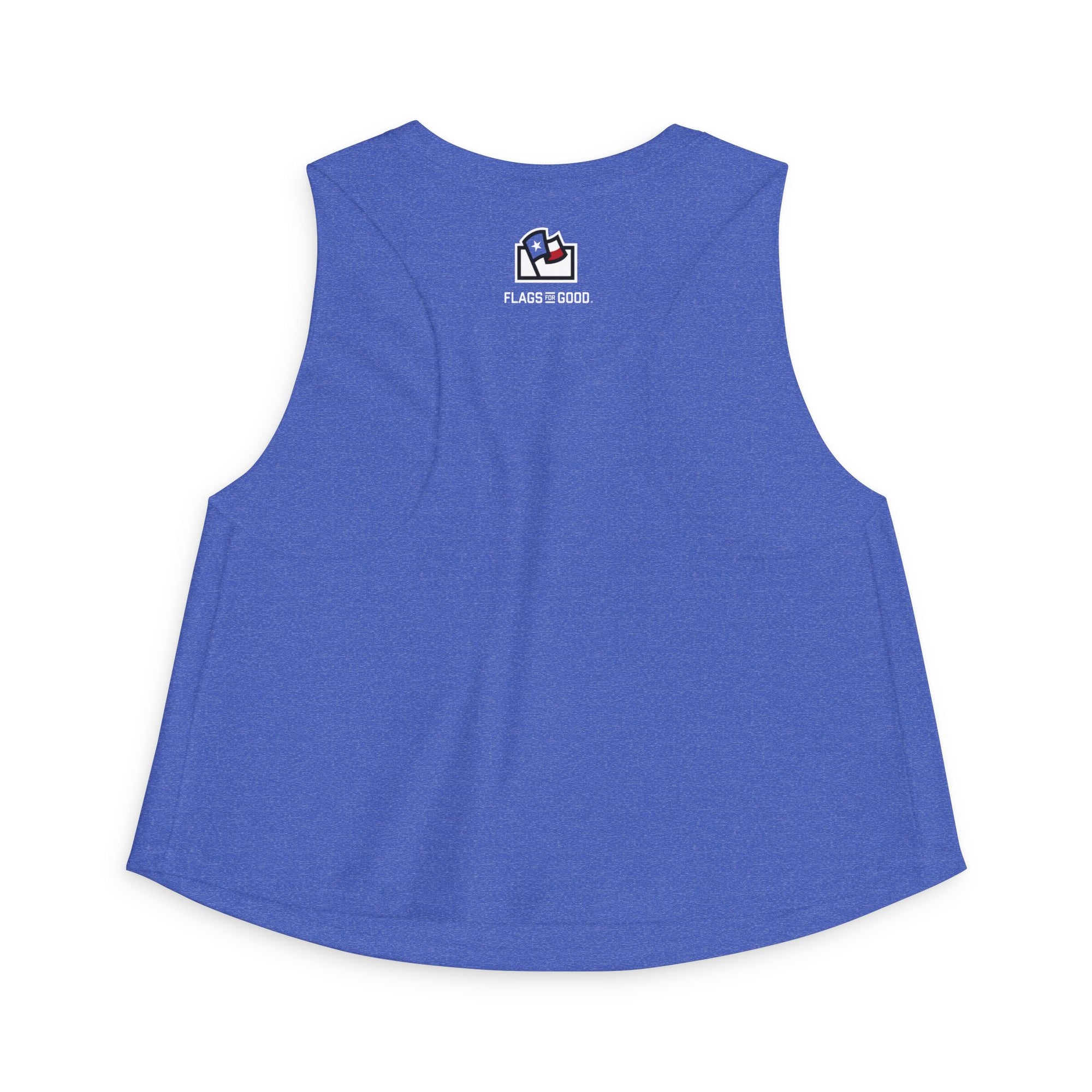 Texas De Zavala Flag Women's Crop Top