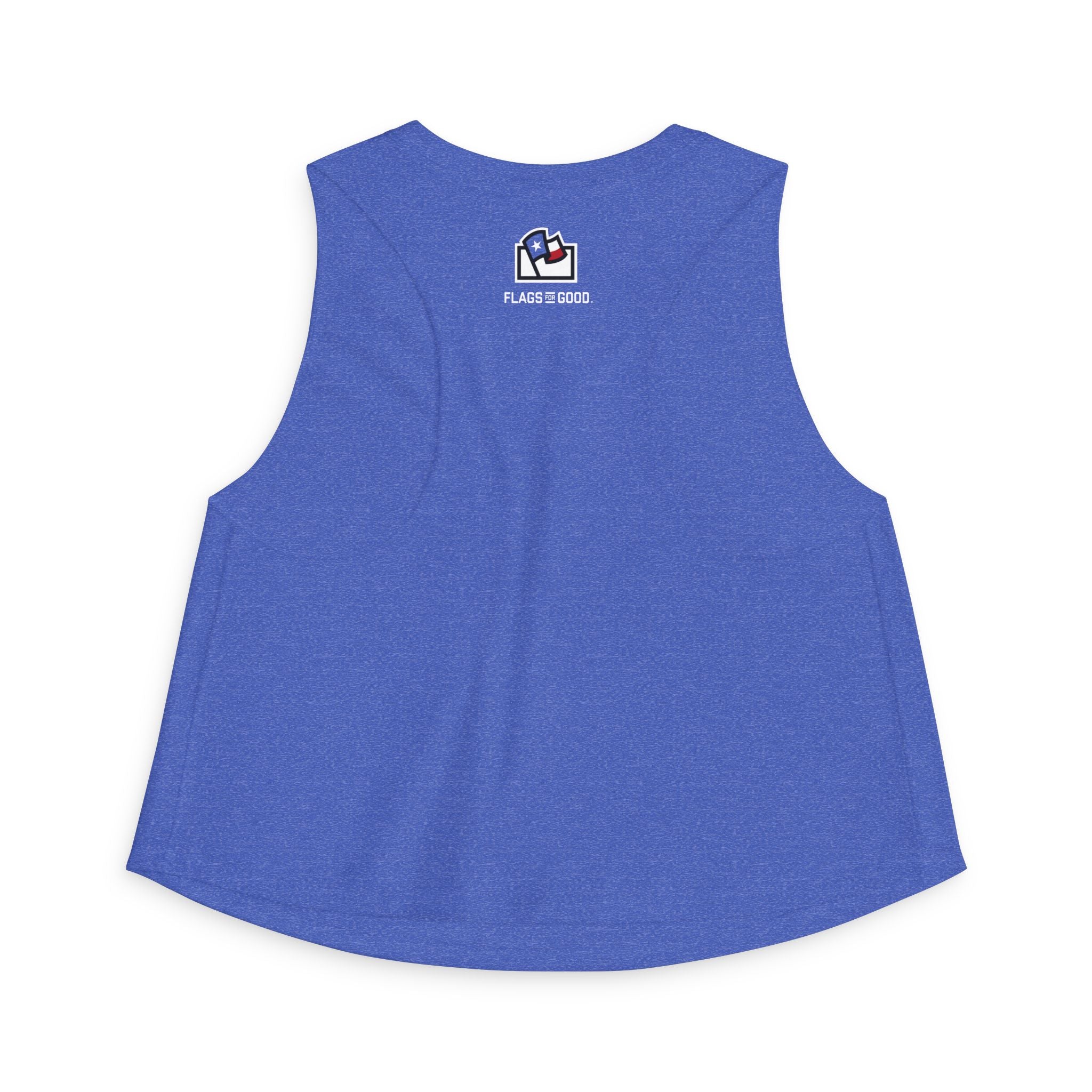 Texas De Zavala Flag Women's Crop Top
