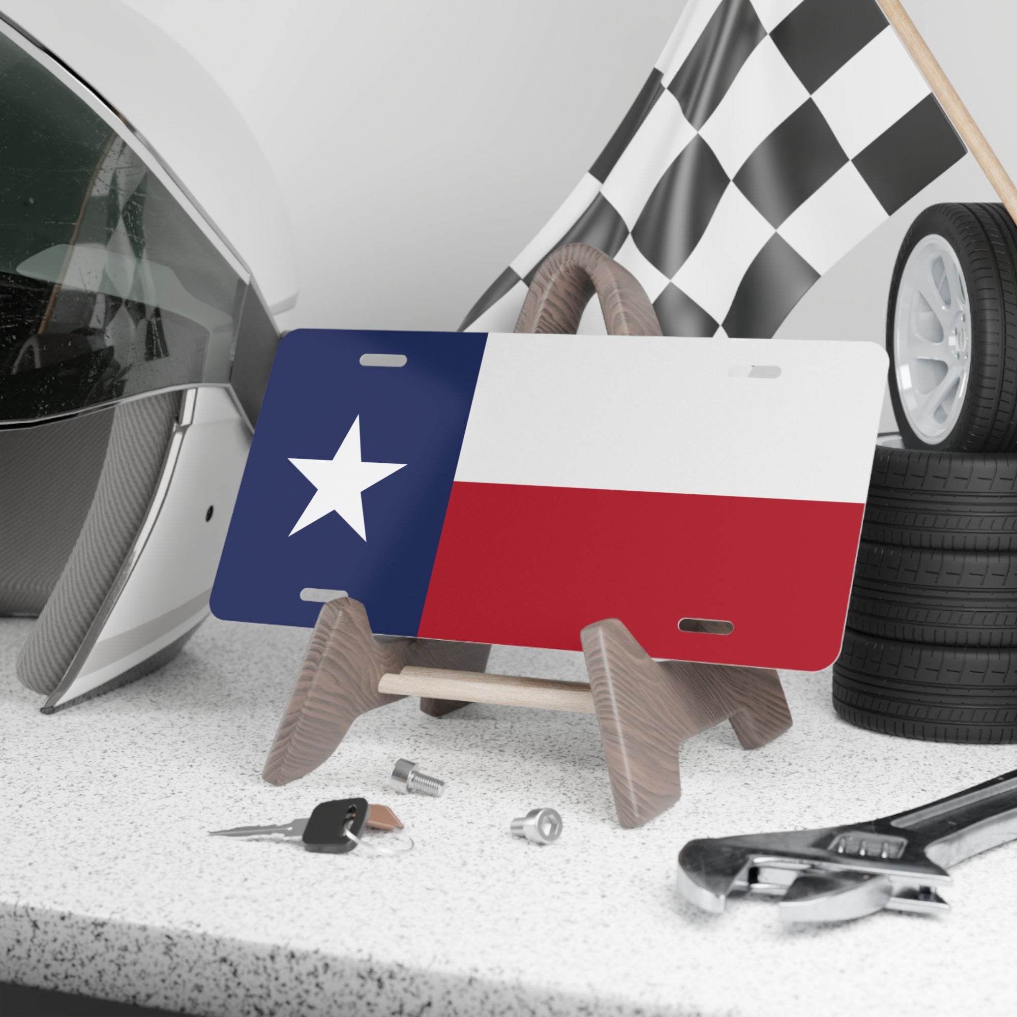 Texas Flag Vanity Front Plate
