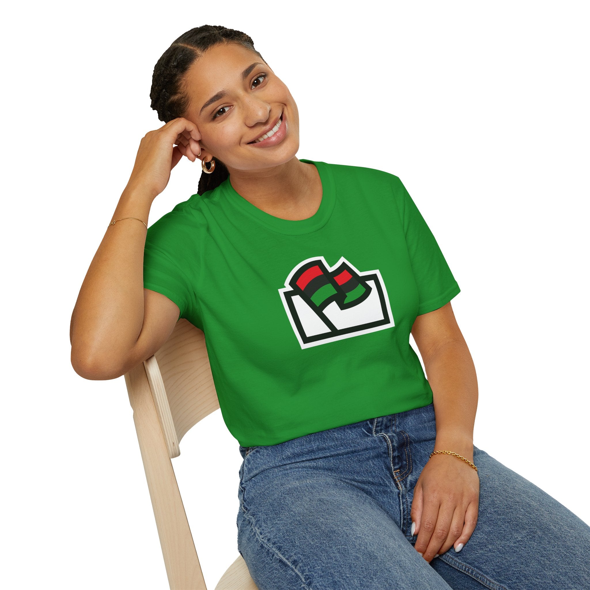 Pan-African Flag Logo Tee