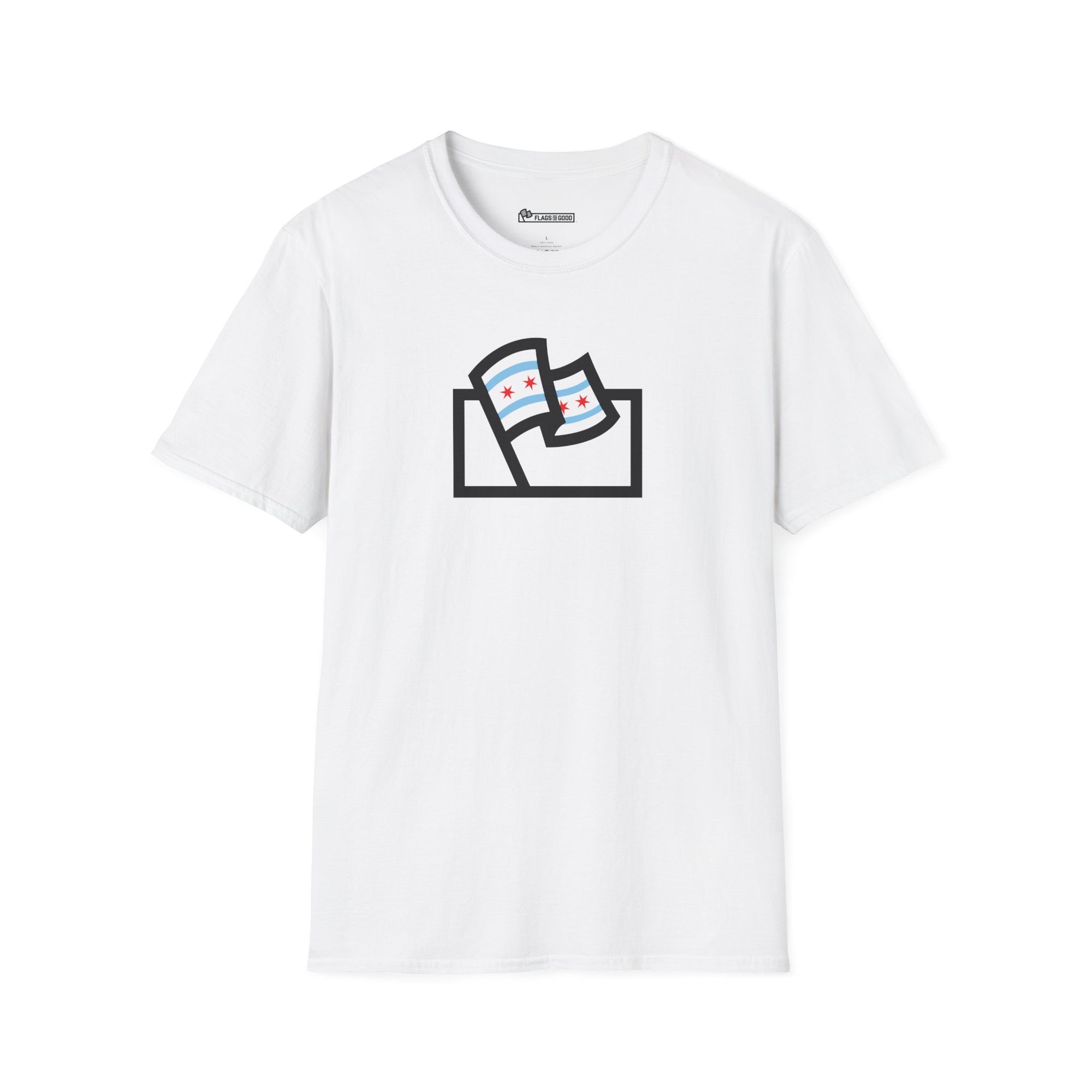 Chicago Flag Logo Tee