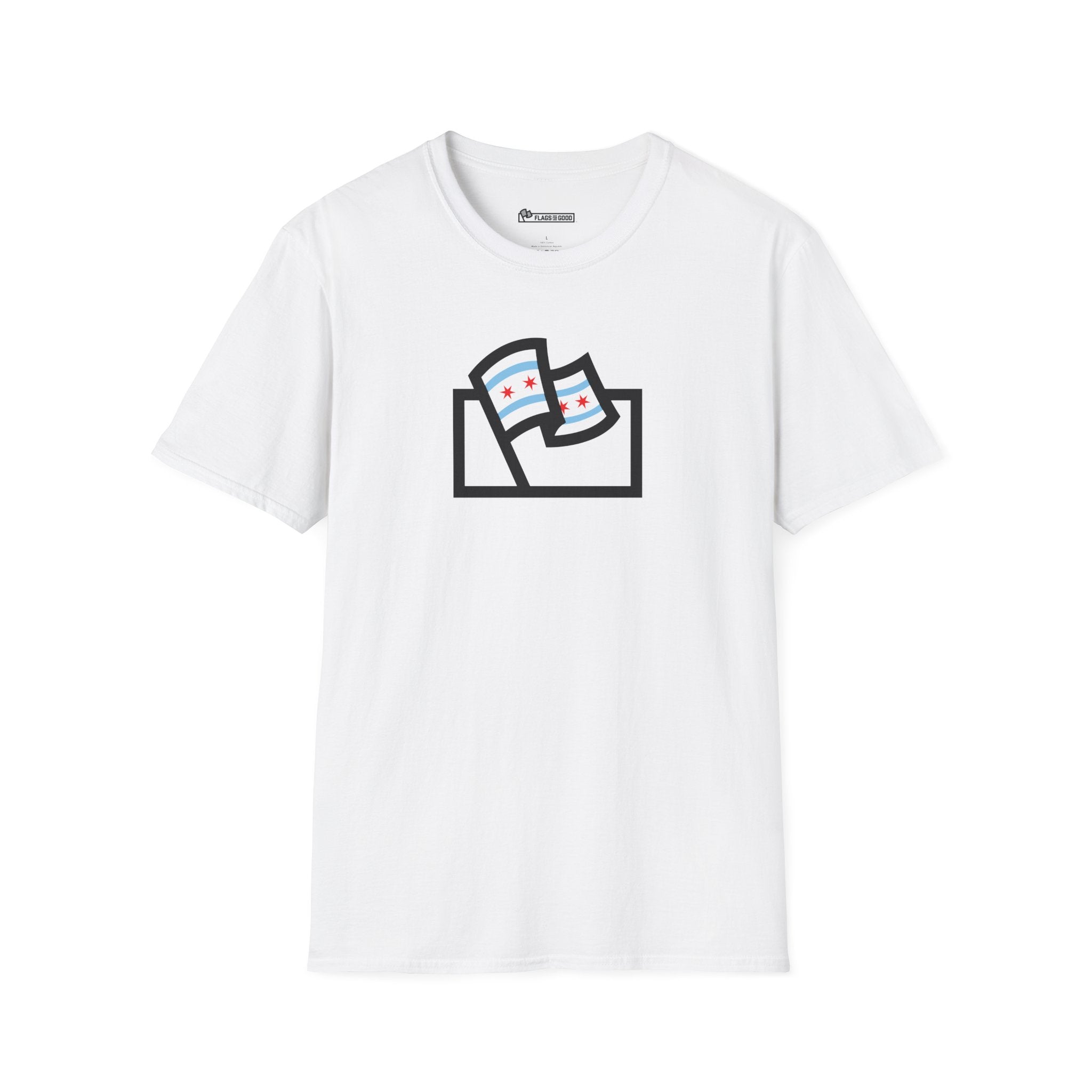 Chicago Flag Logo Tee