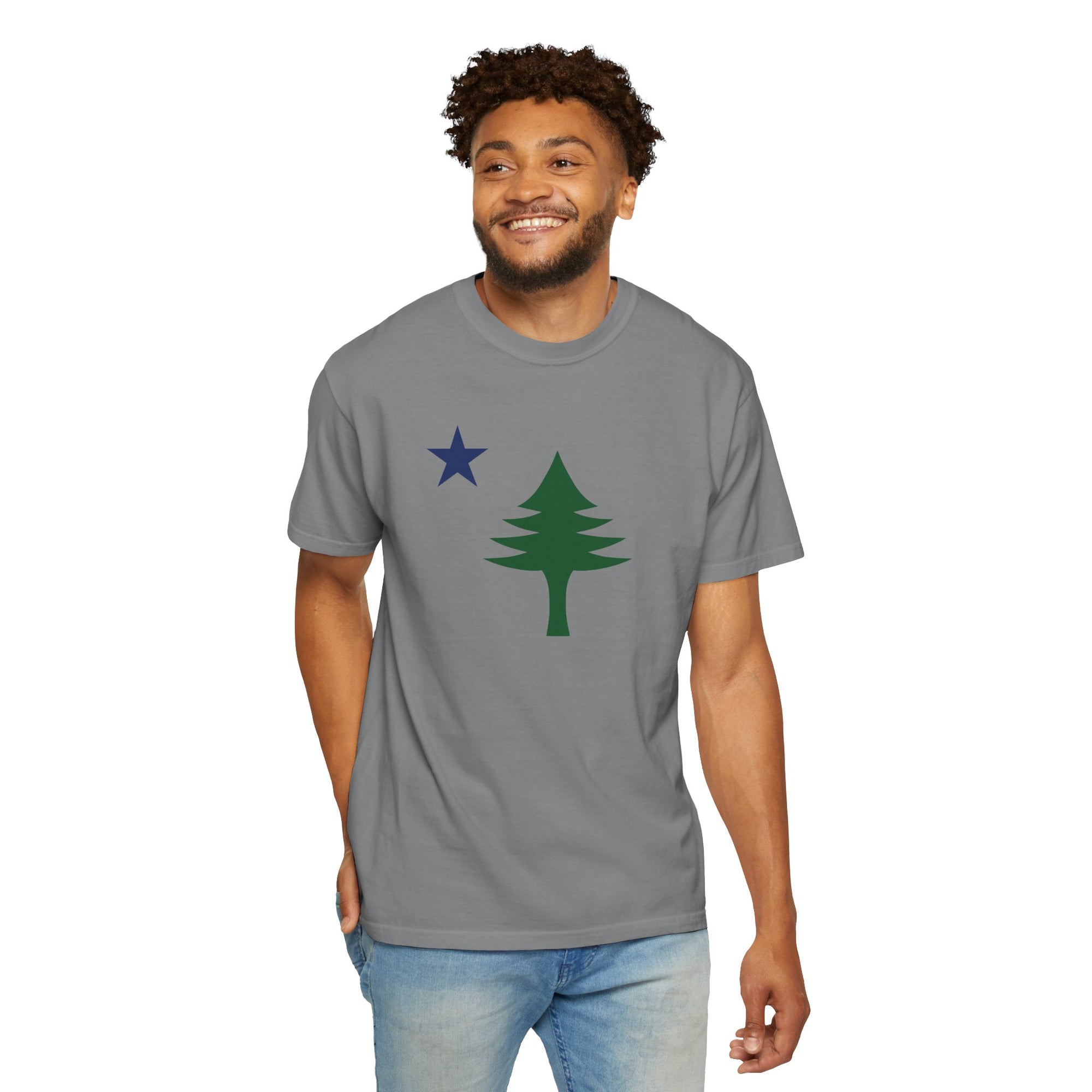 Maine 1901 Pine Tree & Star T-Shirt