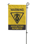 halloween 2023 alien abduction warning garden flag