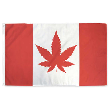 Canada Weed Flag
