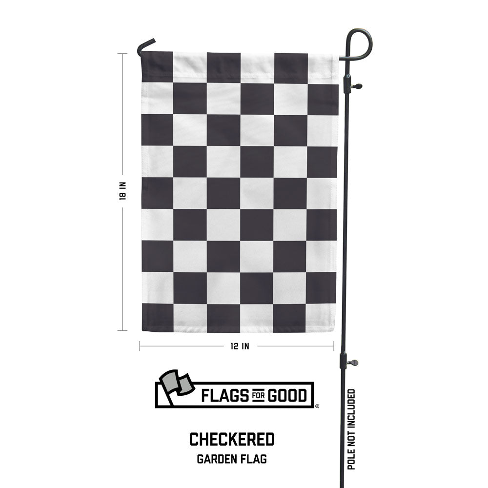 Checkered Garden Flag