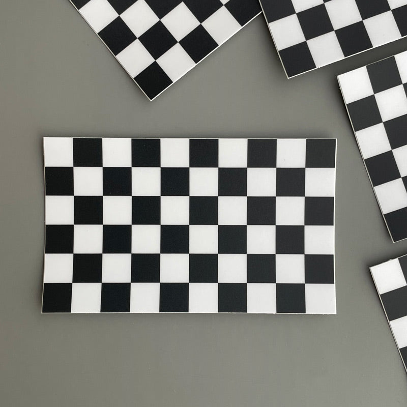 Checkered Flag Vinyl Sticker