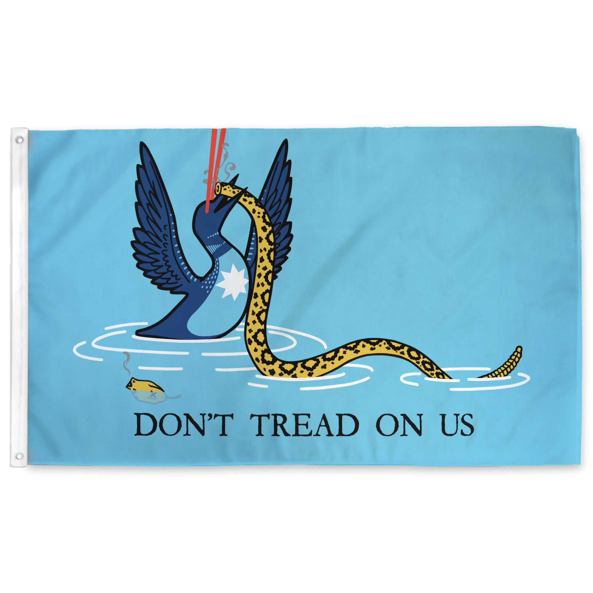 "Don't Tread On Us" Laser Loon Minnesota Flag
