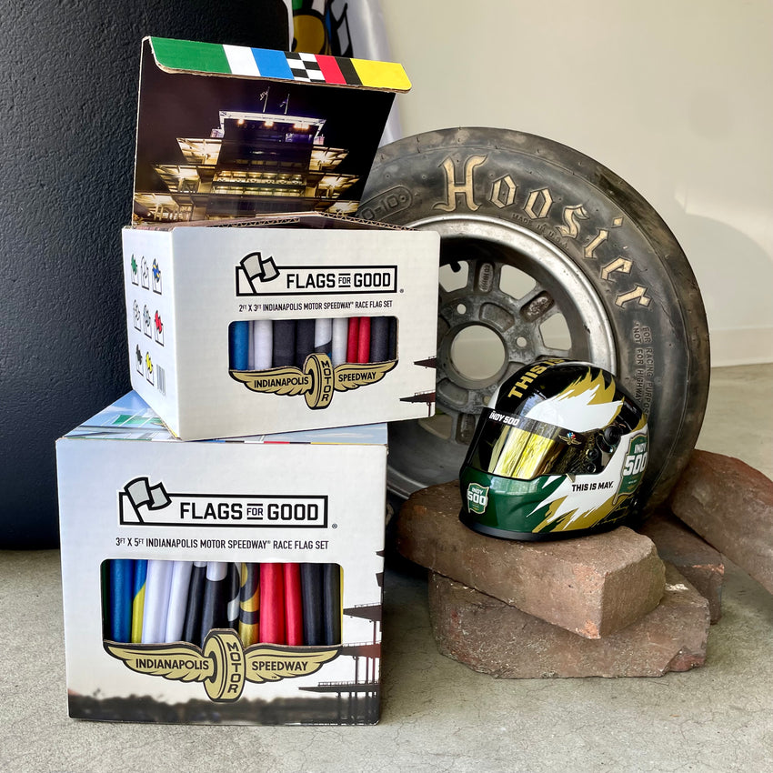 Indy Motor Speedway Race Flag Set | Racing Signal Flags | Flags For Good