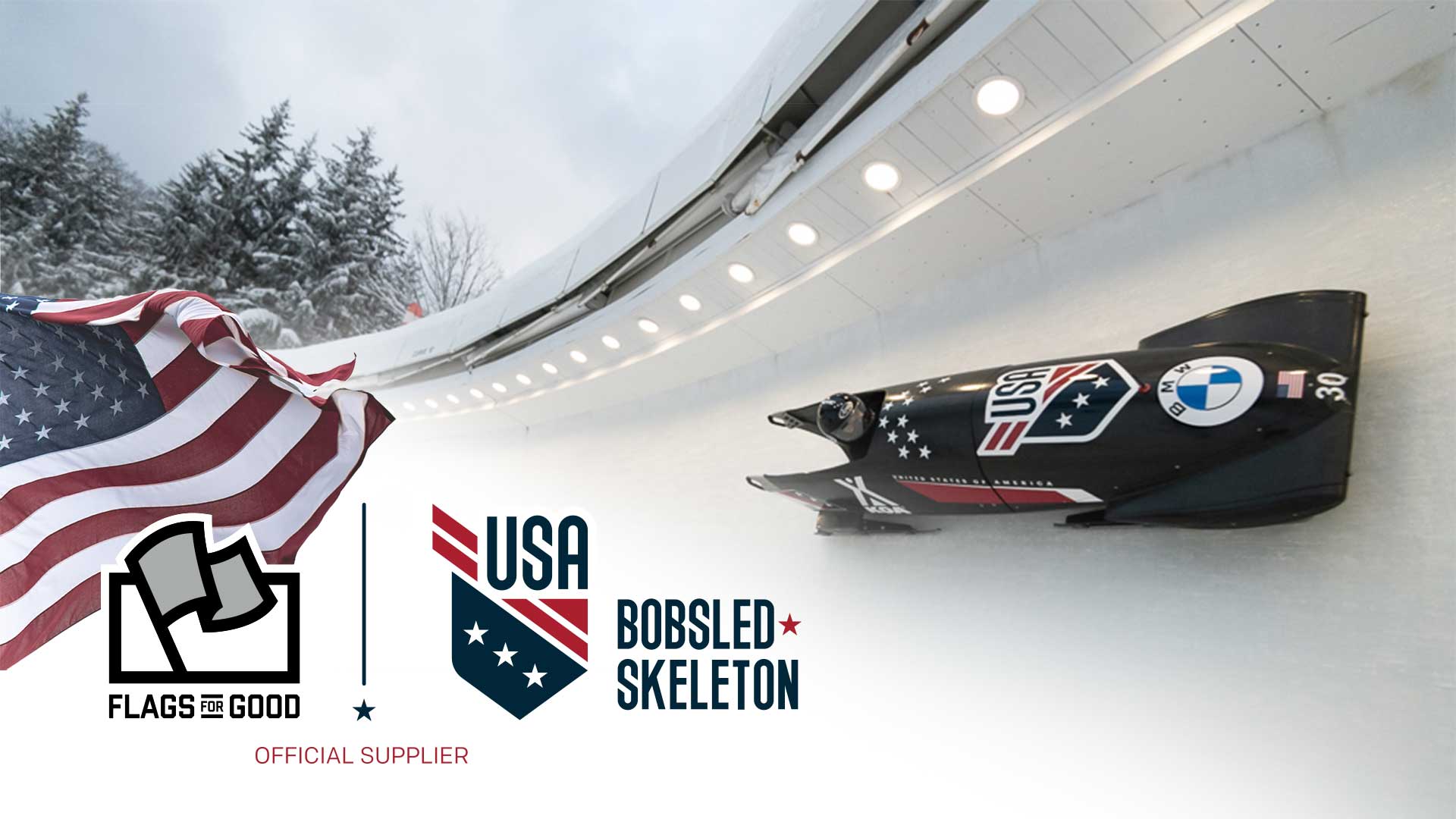 USA Bobsled Skeleton | Flags For Good Official Supplier