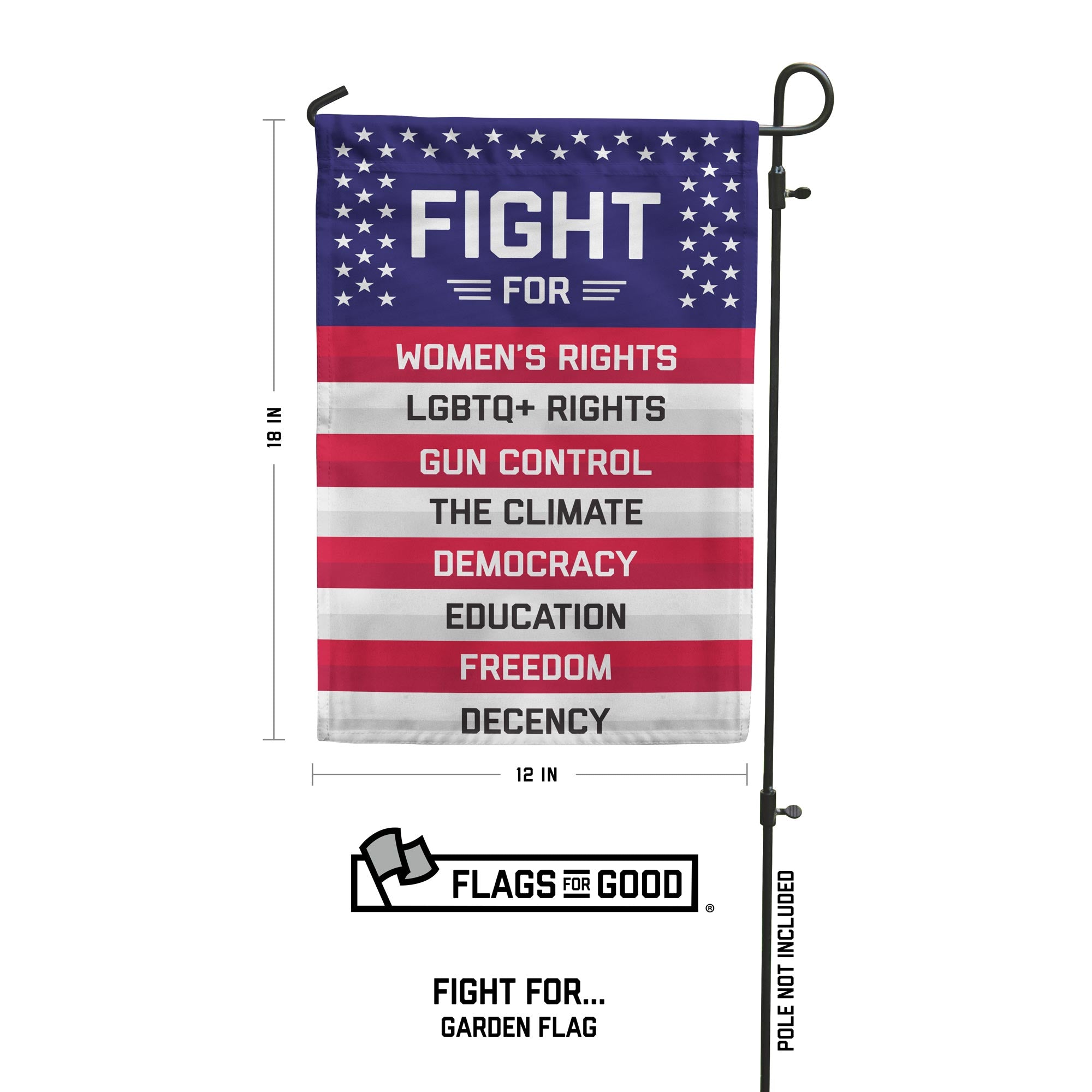 "Fight For..." Garden Flag